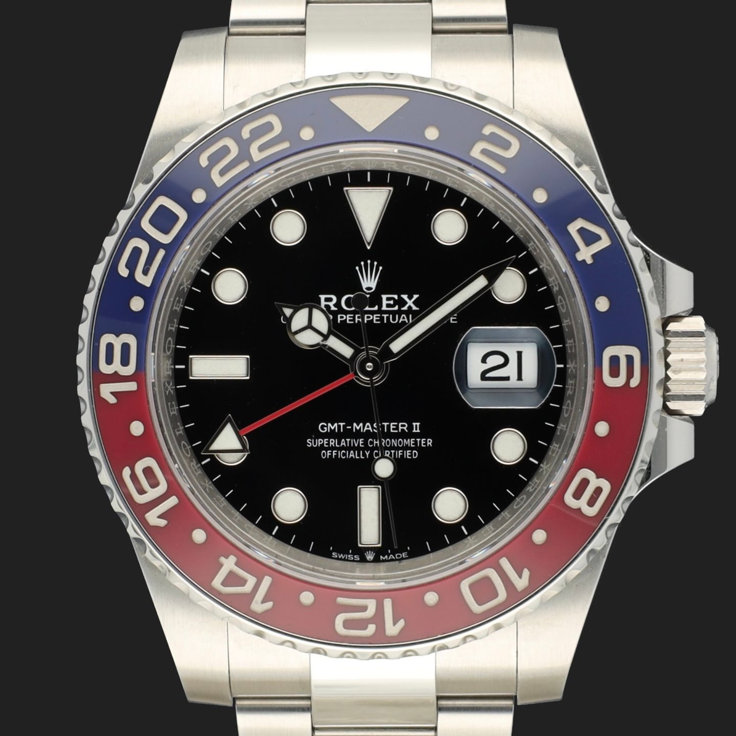Rolex GMT-Master II 126710BLRO (2022) - Black dial 40 mm Steel case (3/8)