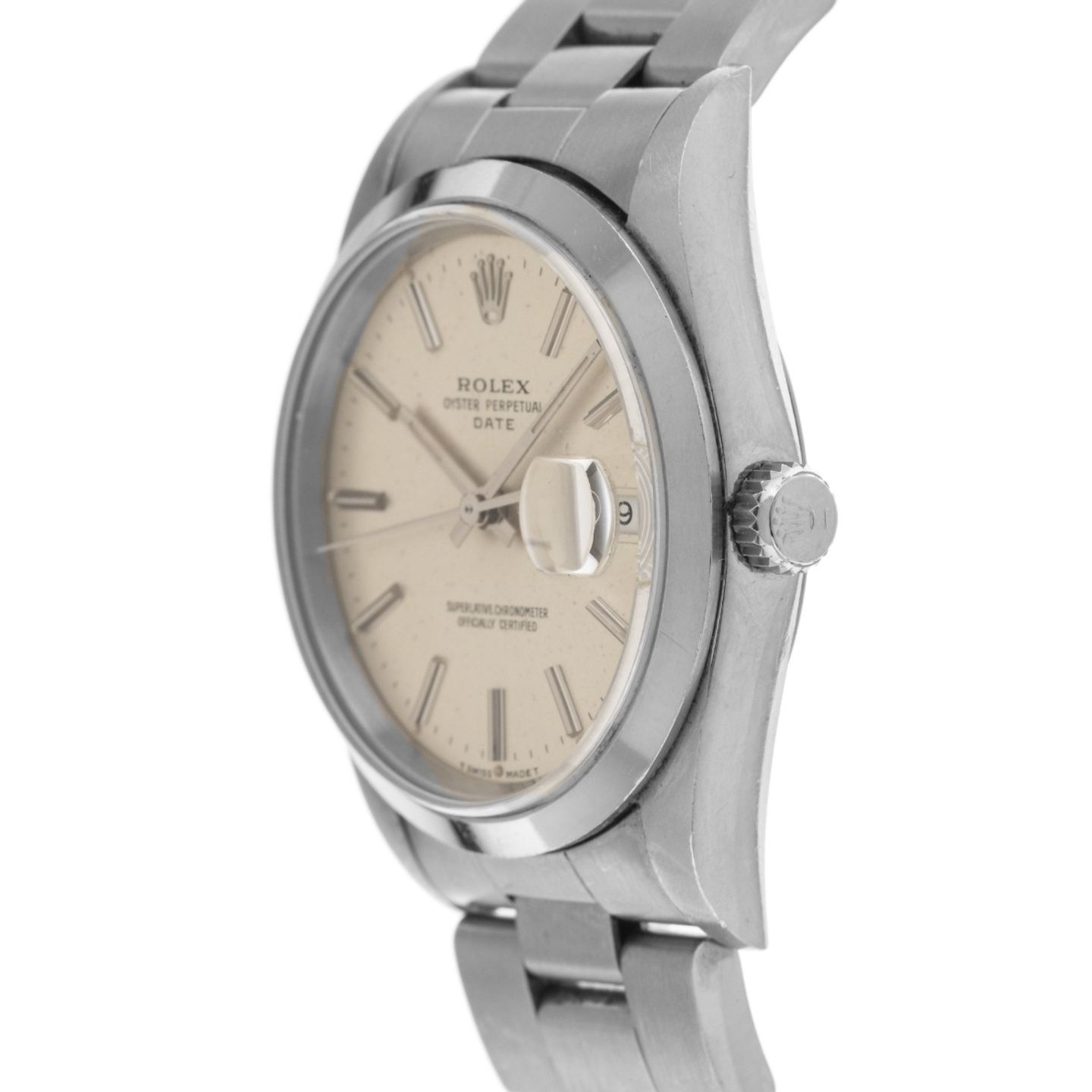 Rolex Oyster Perpetual Date 15200 (1993) - 34mm Staal (4/7)