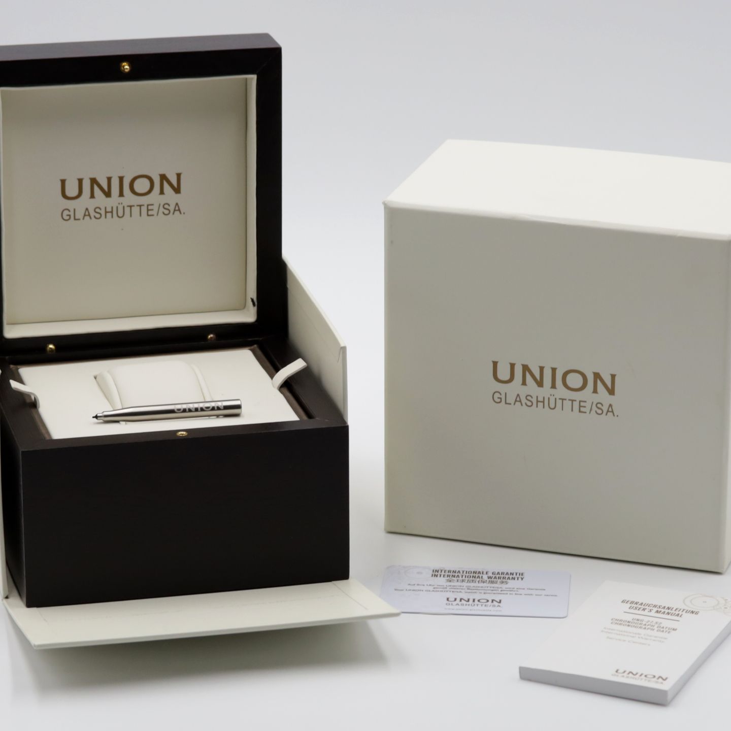 Union Glashütte Noramis Chronograph D012.427.16.037.01 (Onbekend (willekeurig serienummer)) - 43mm Staal (8/8)