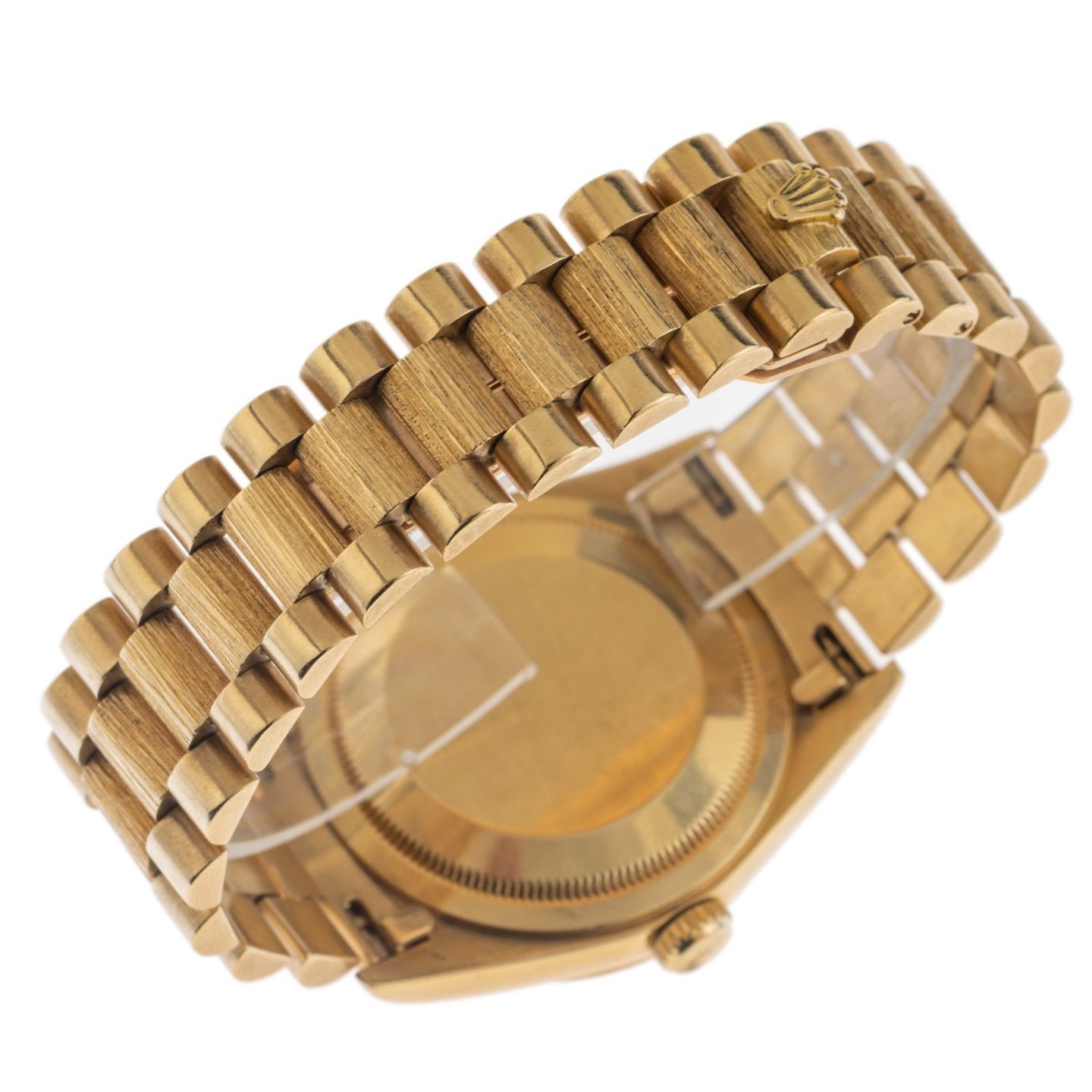 Rolex Day-Date 36 18248 (1991) - Black dial 36 mm Yellow Gold case (7/8)