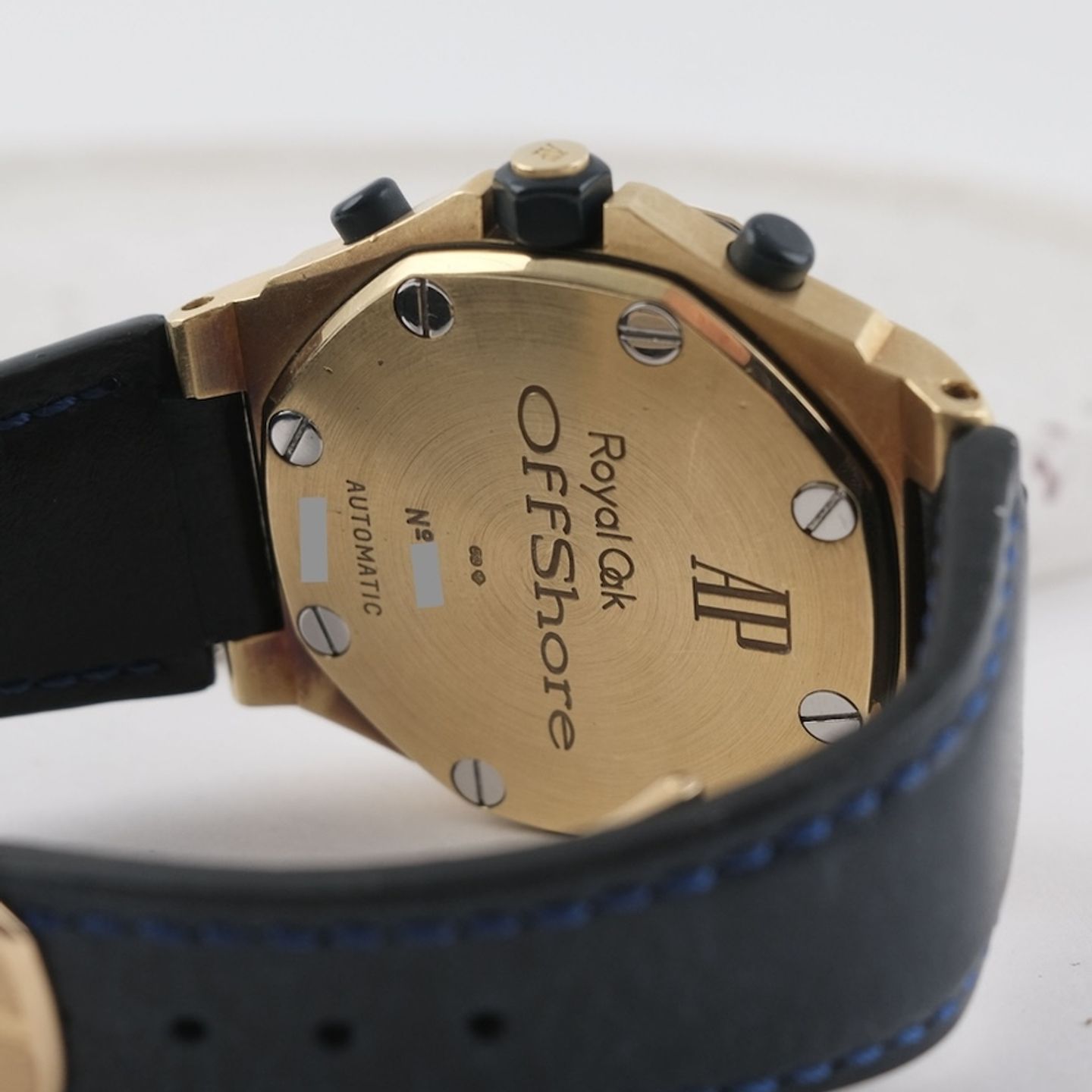 Audemars Piguet Royal Oak Offshore Chronograph 25770BA (1996) - Gold dial 42 mm Yellow Gold case (7/8)