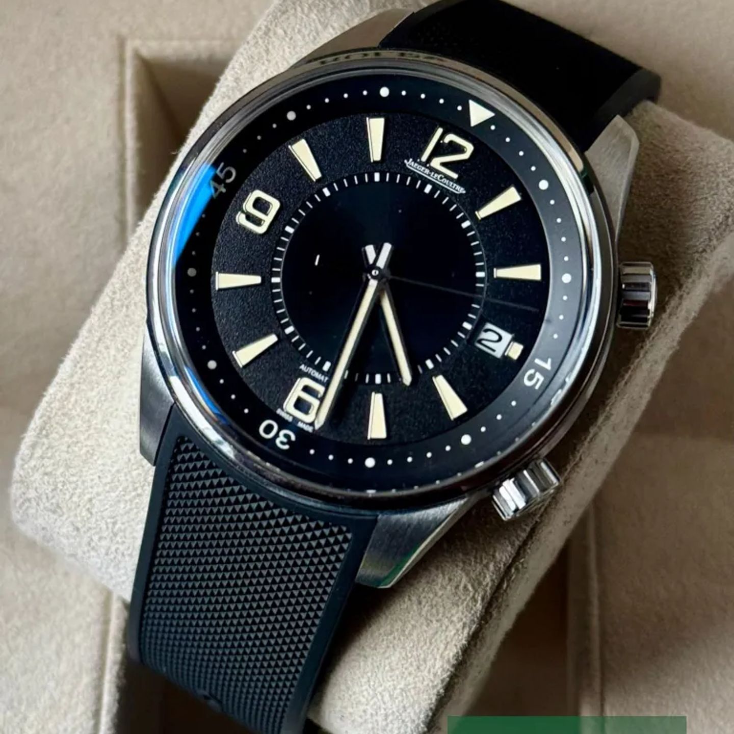 Jaeger-LeCoultre Polaris Q9068670 (Unknown (random serial)) - Black dial 41 mm Steel case (2/6)
