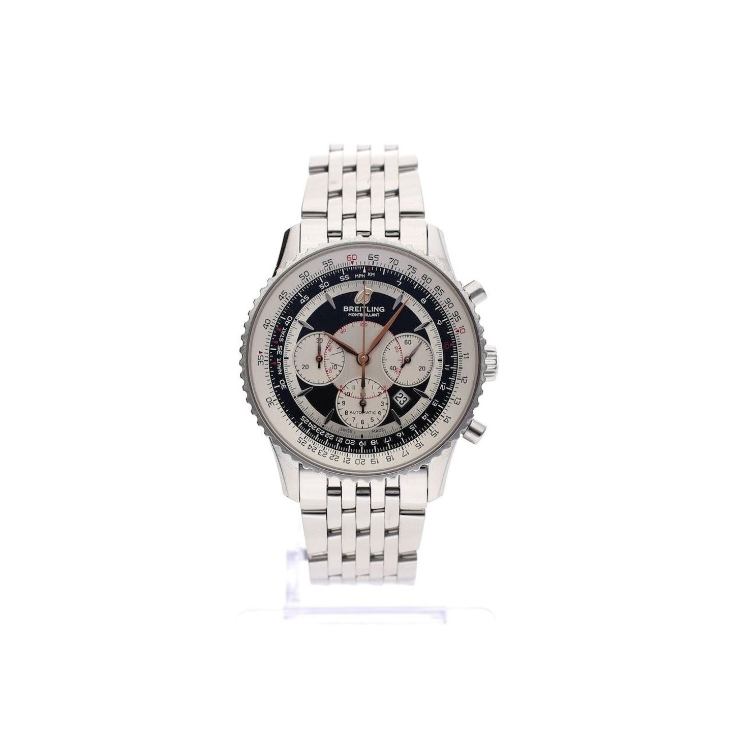 Breitling Montbrillant A41370 (2013) - 38mm Staal (1/8)
