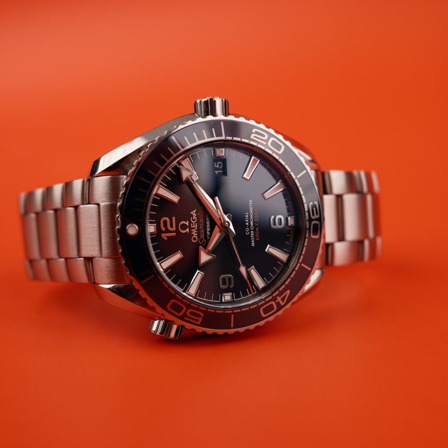 Omega Seamaster Planet Ocean 215.30.40.20.03.001 (2021) - Blauw wijzerplaat 40mm Staal (2/8)