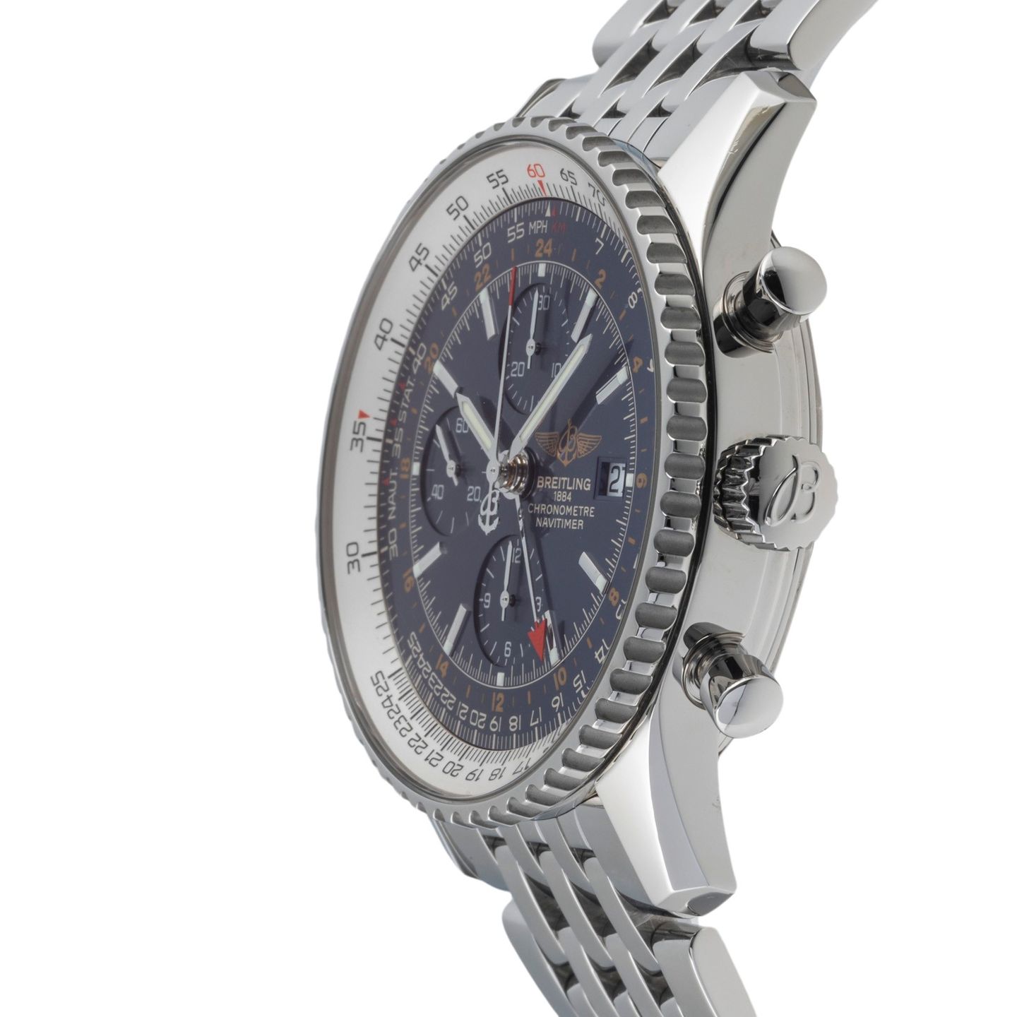 Breitling Navitimer World A24322 (2013) - 46mm Staal (6/8)