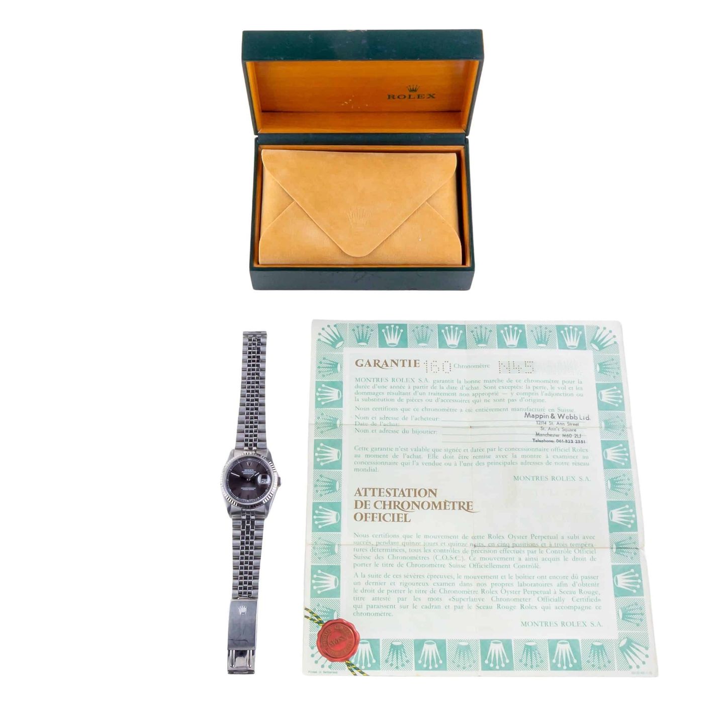Rolex Datejust 36 16234 (1991) - 36 mm Steel case (8/8)