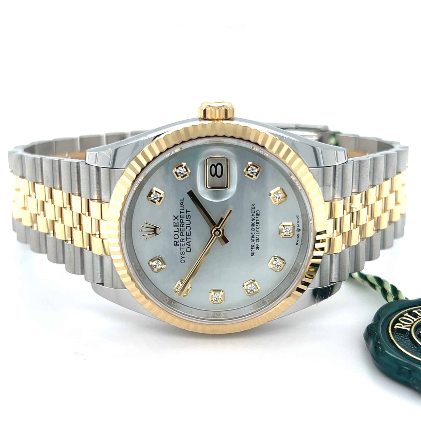 Rolex Datejust 36 126233 (2024) - 36 mm Gold/Steel case (1/8)