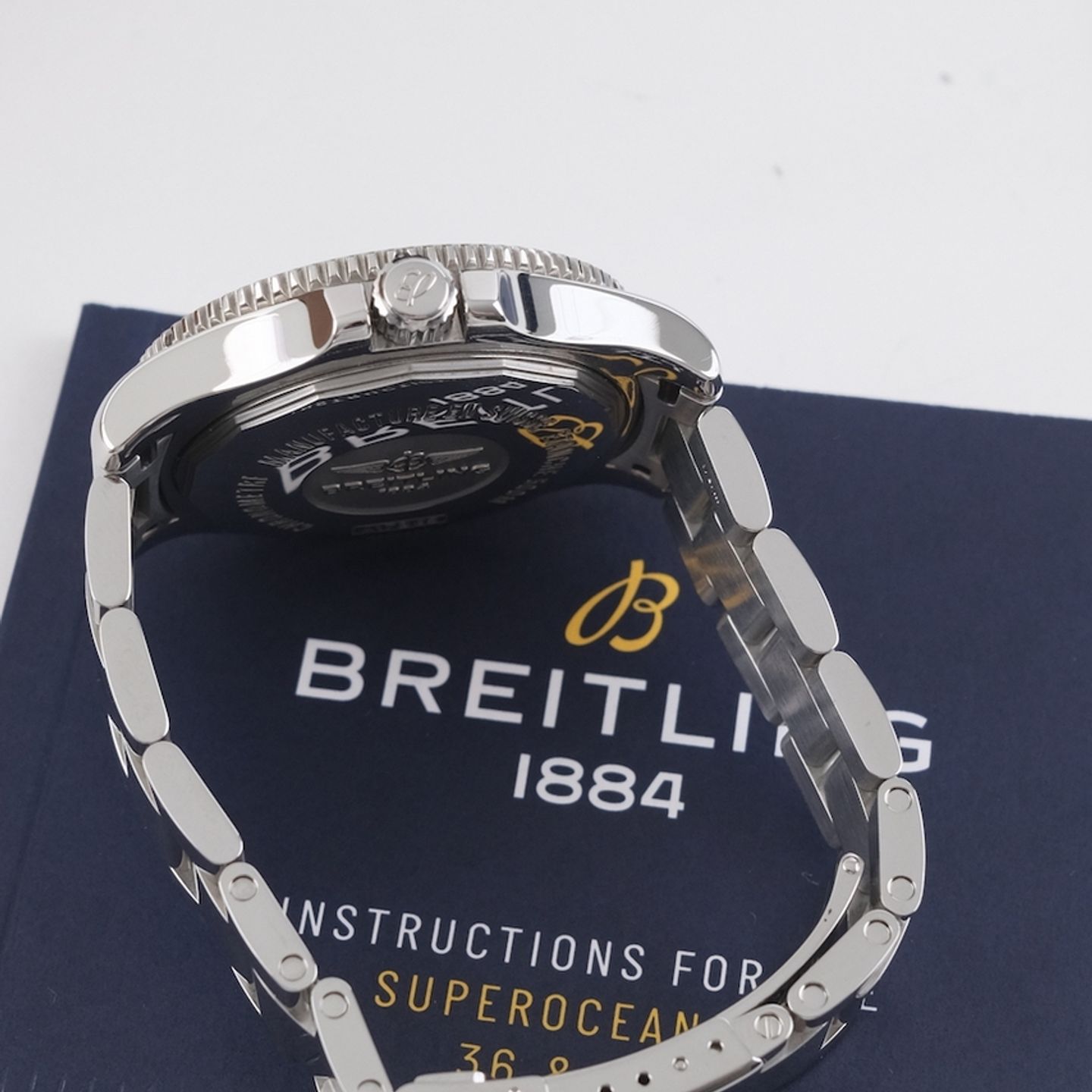Breitling Superocean II 42 A17365D1/C915-148S (2019) - Blauw wijzerplaat 42mm Staal (5/8)