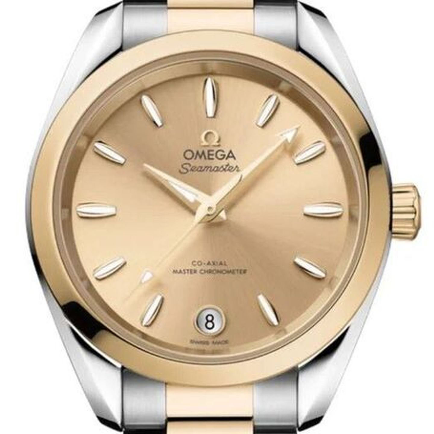 Omega Seamaster Aqua Terra 220.20.34.20.08.001 (2026) - Geel wijzerplaat 34mm Goud/Staal (1/1)