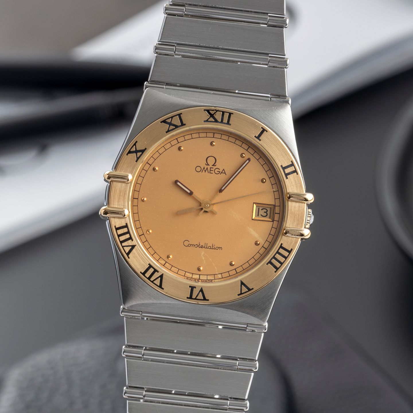 Omega Constellation 396.1070 (1986) - 32mm Goud/Staal (3/8)