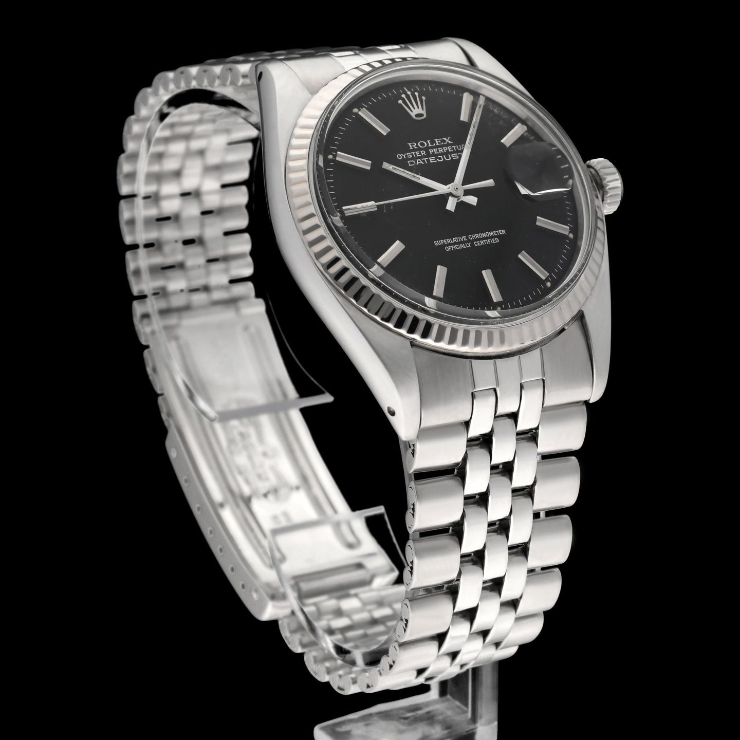 Rolex Datejust 1601 (1973) - Black dial 36 mm Steel case (5/7)