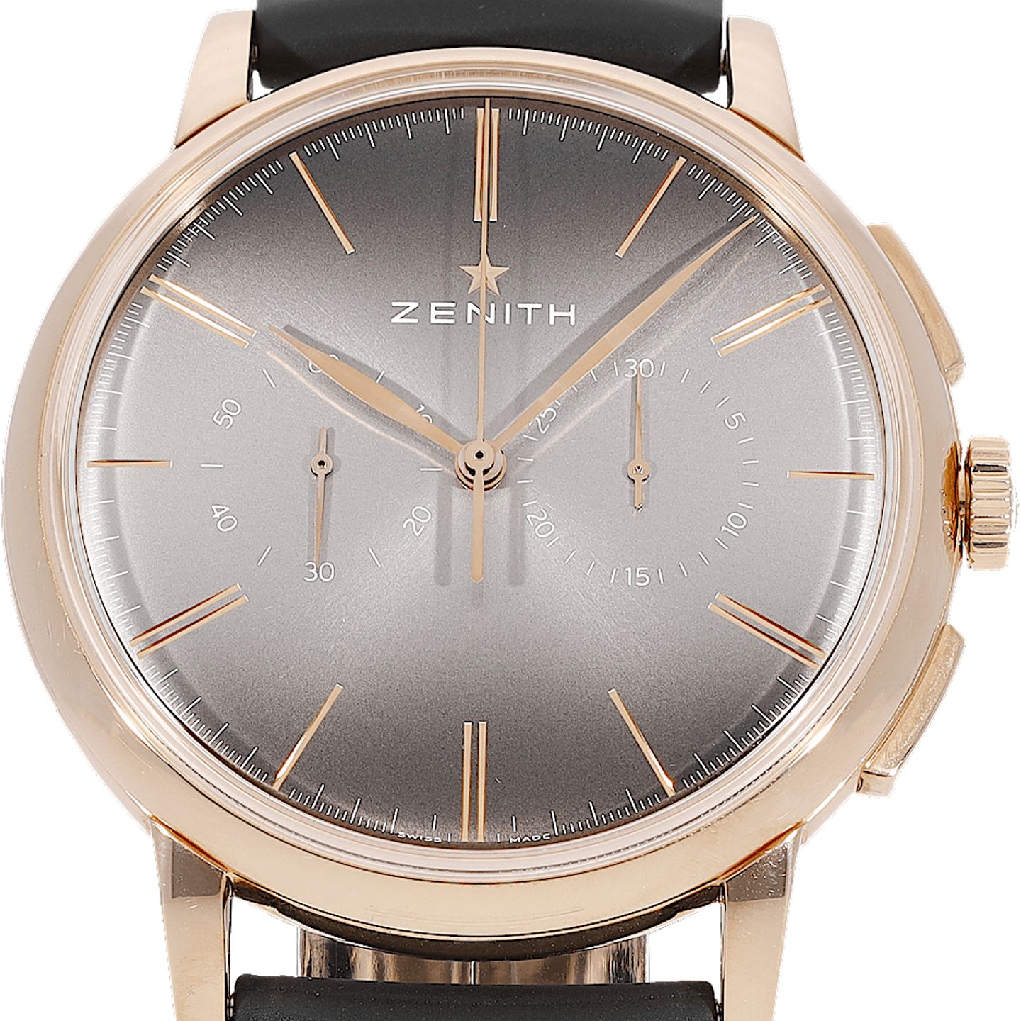 Zenith Elite Chronograph Classic 18.2270.4069/18.C498 (2021) - Grey dial 42 mm Rose Gold case (1/5)