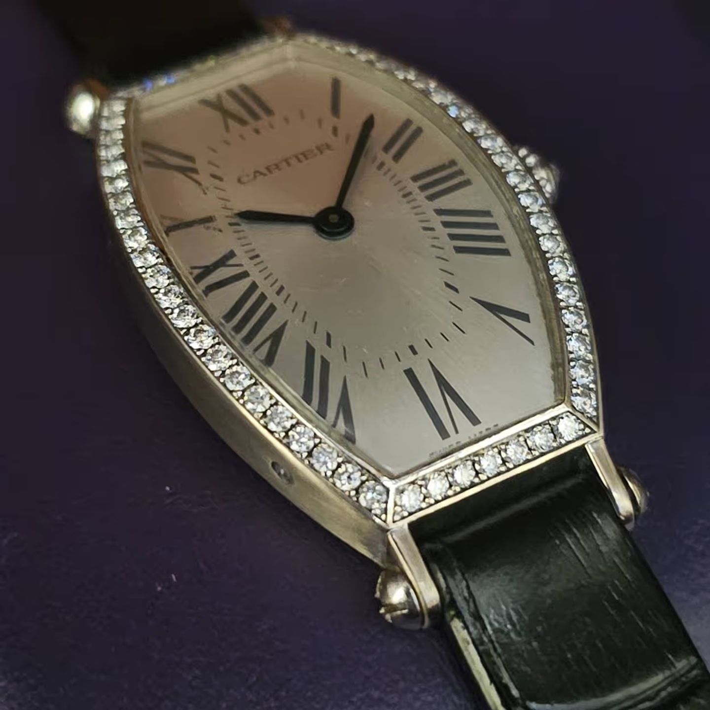 Cartier Tonneau 2711 (2000) - Unknown dial 42 mm White Gold case (1/4)