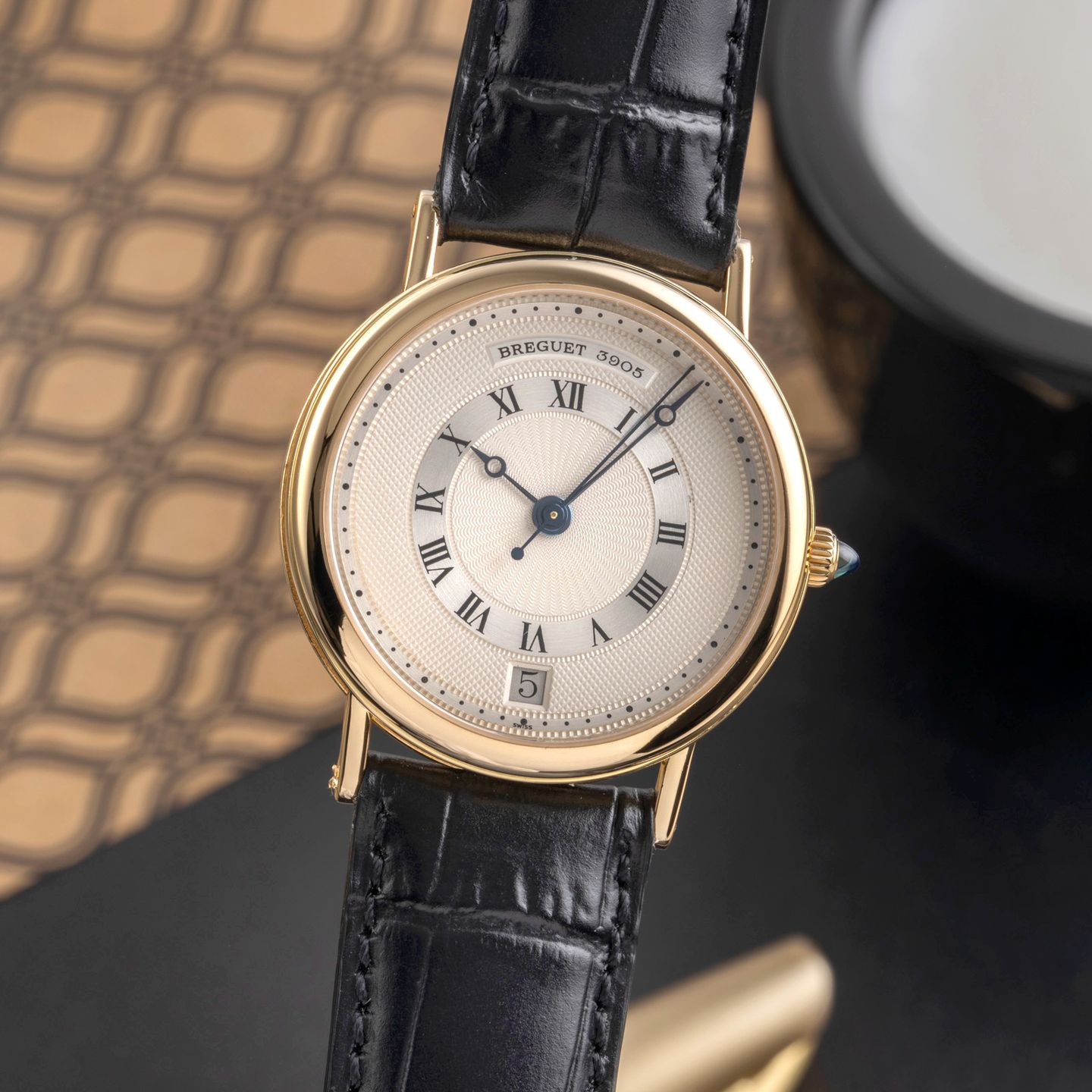 Breguet Classique 3320 (1995) - Beige dial 33 mm Yellow Gold case (3/8)