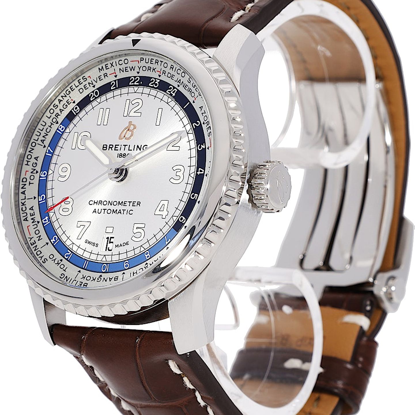 Breitling Navitimer 8 AB3521U01G1P3 (2024) - Silver dial 43 mm Steel case (3/5)