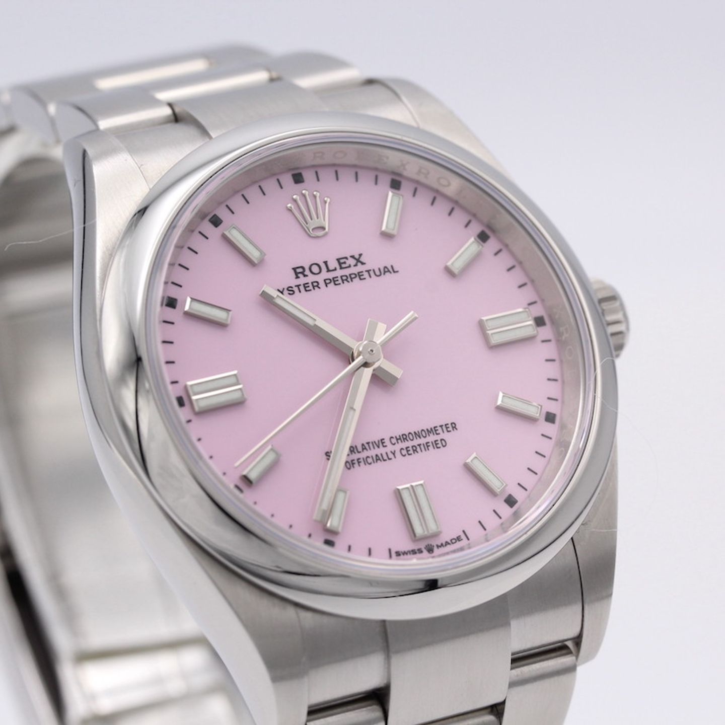Rolex Oyster Perpetual 36 126000 (2021) - Pink dial 36 mm Steel case (8/8)