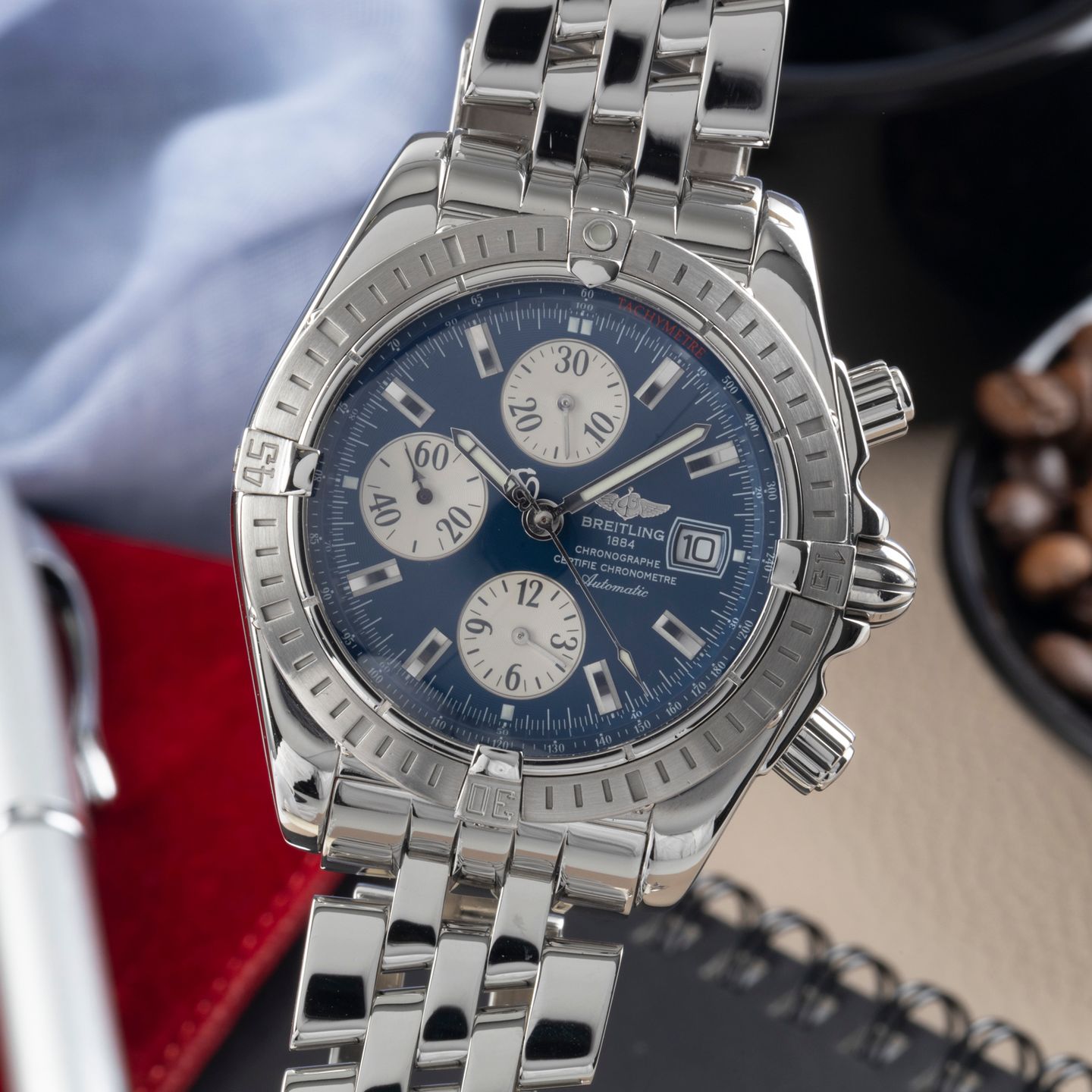 Breitling Chronomat Evolution A13356 (2007) - 44 mm Steel case (3/8)