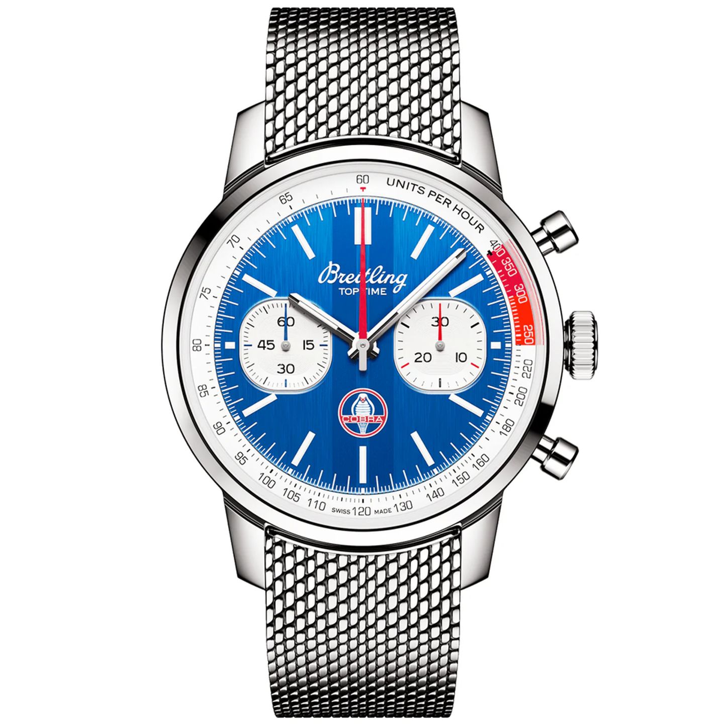 Breitling Top Time AB01763A1C1A1 (2025) - Blue dial 41 mm Steel case (1/1)