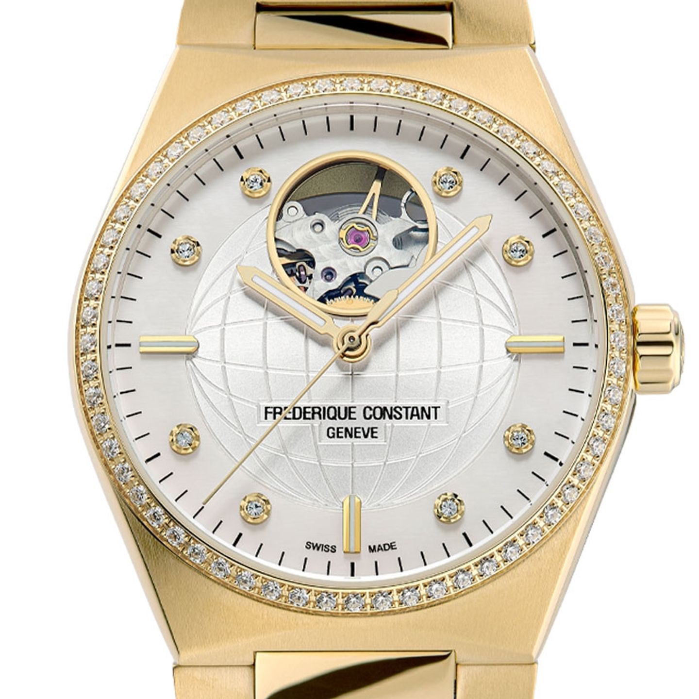 Frederique Constant Highlife FC-310MPWD2NHD5B (Unknown (random serial)) - Silver dial 34 mm Steel case (1/7)