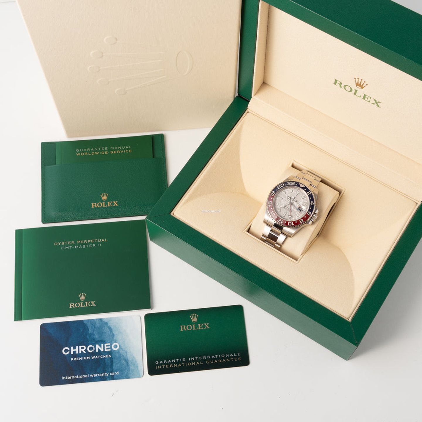 Rolex GMT-Master II 126719BLRO (2020) - Silver dial 40 mm White Gold case (8/8)