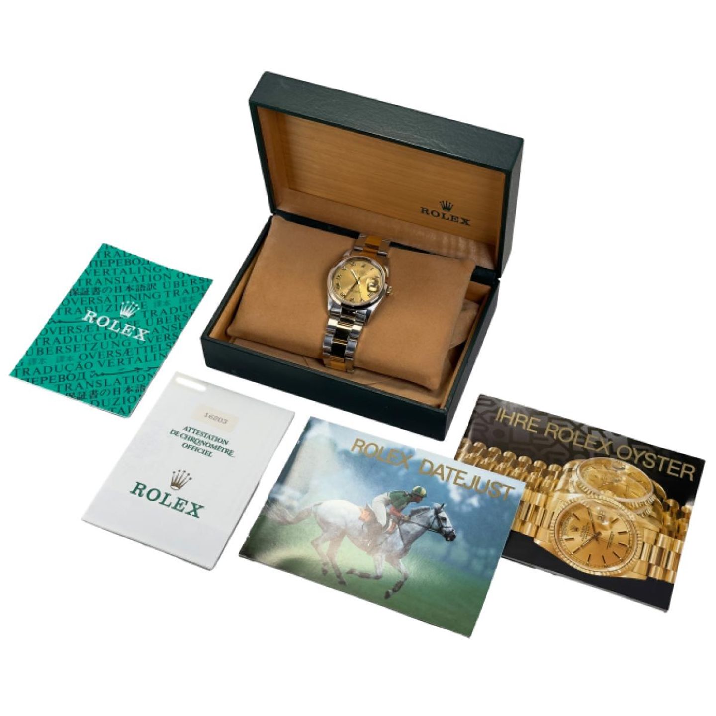 Rolex Datejust 36 16203 (1993) - 36 mm Gold/Steel case (8/8)