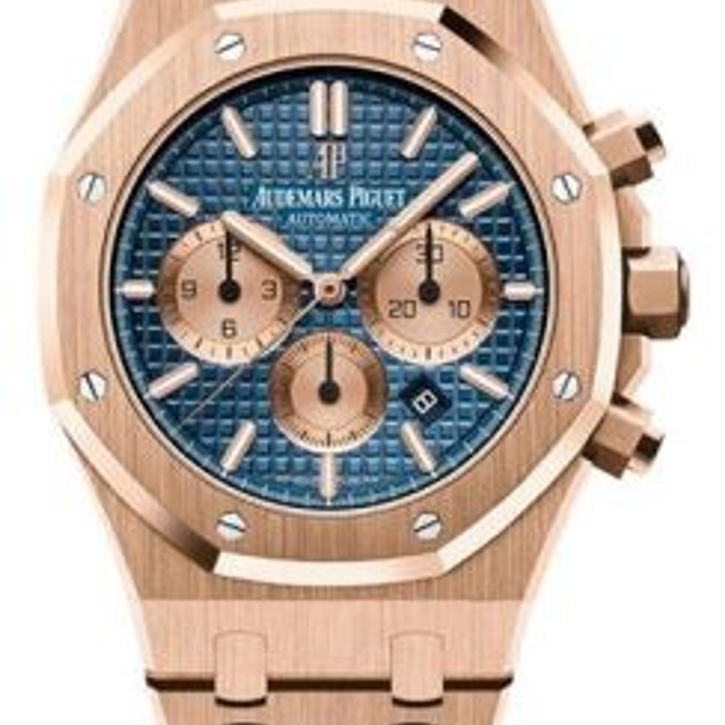 Audemars Piguet Royal Oak Chronograph 26331OR.OO.1220OR.01 (Onbekend (willekeurig serienummer)) - Blauw wijzerplaat 41mm Roségoud (1/1)