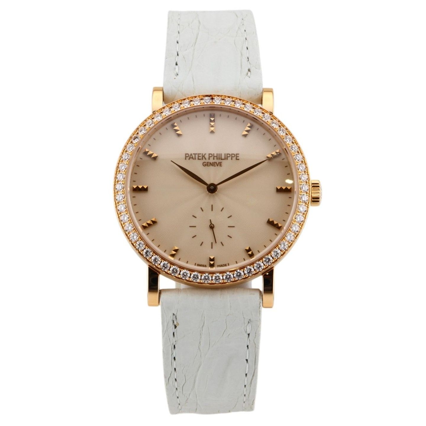 Patek Philippe Calatrava 7120R-001 (Onbekend (willekeurig serienummer)) - Wit wijzerplaat 31mm Roségoud (1/24)