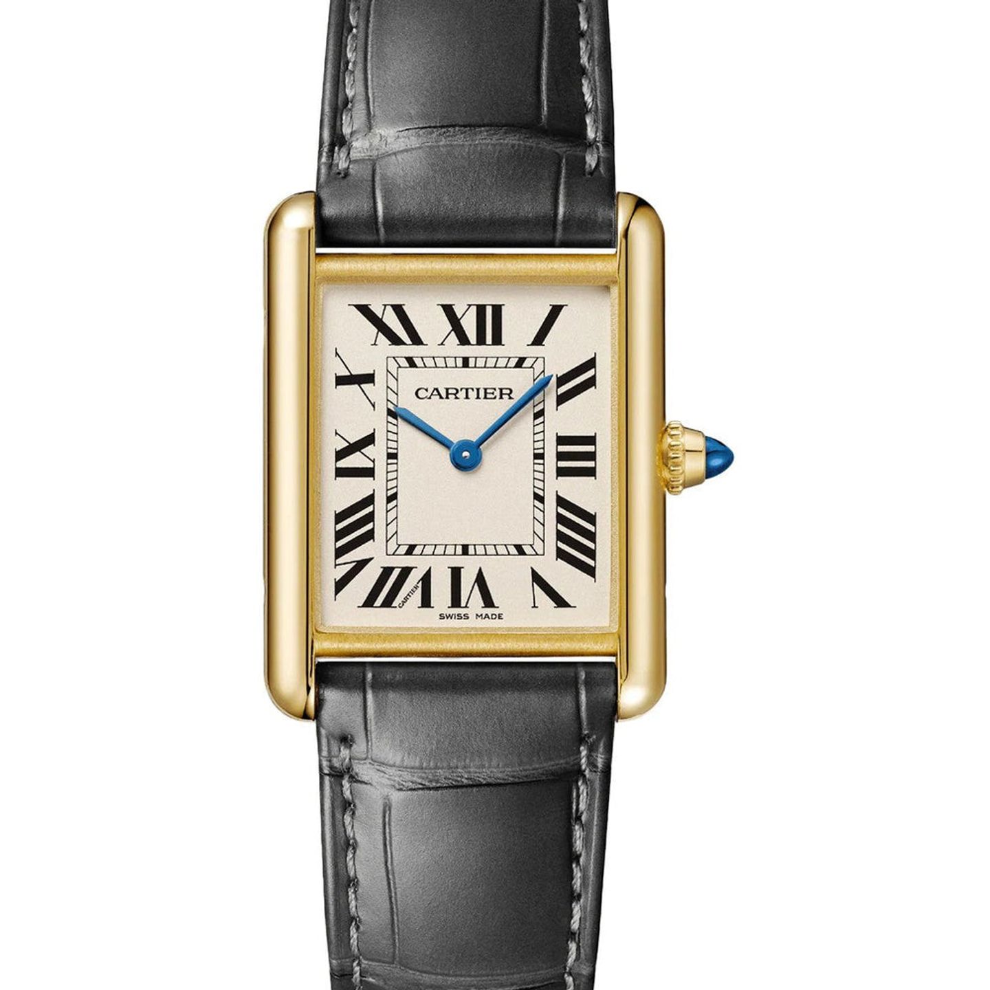 Cartier Tank Louis Cartier WGTA0067 (2026) - Wit wijzerplaat 34mm Geelgoud (1/1)