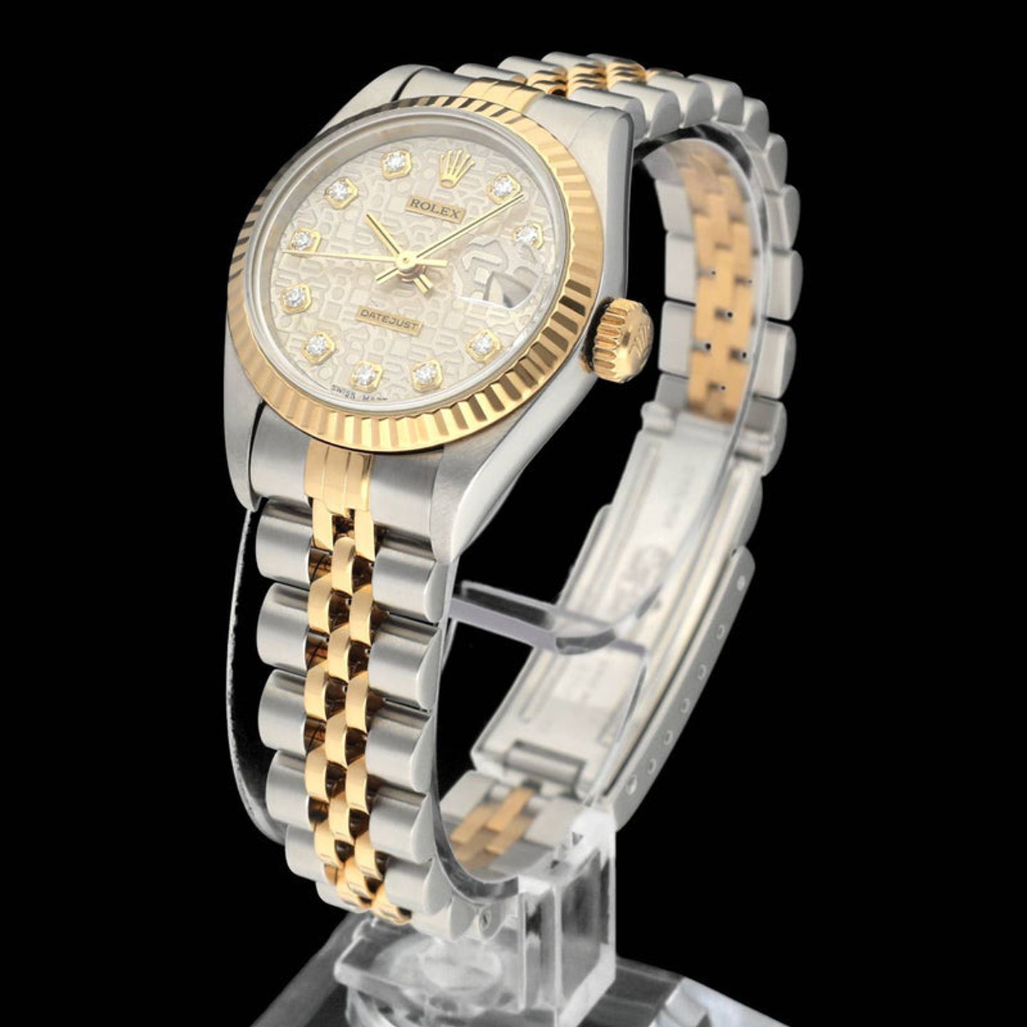 Rolex Lady-Datejust 69173 (1999) - Silver dial 26 mm Gold/Steel case (2/7)