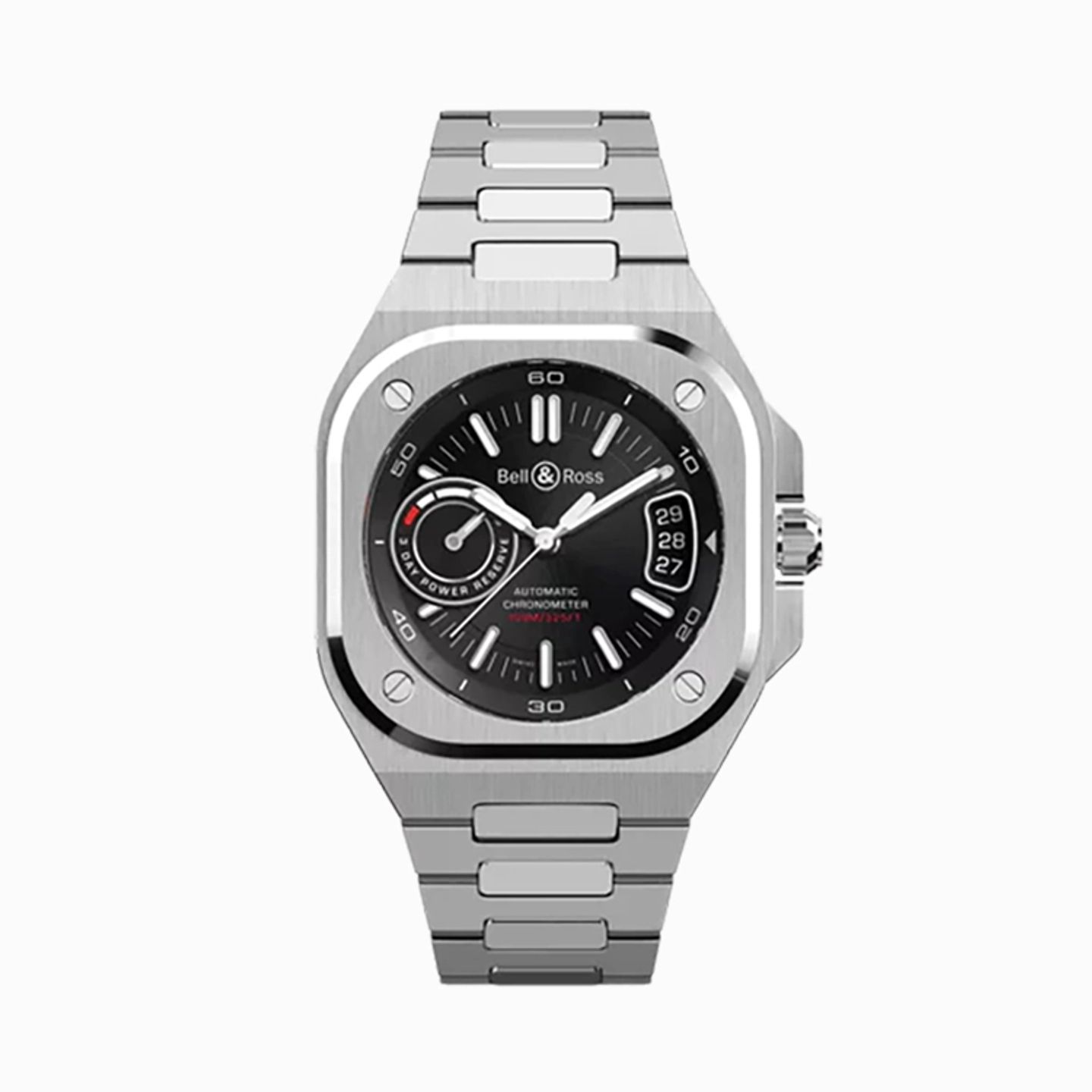 Bell & Ross Unknown BRX5R-BL-ST/SST (2025) - Black dial 42 mm Steel case (1/1)