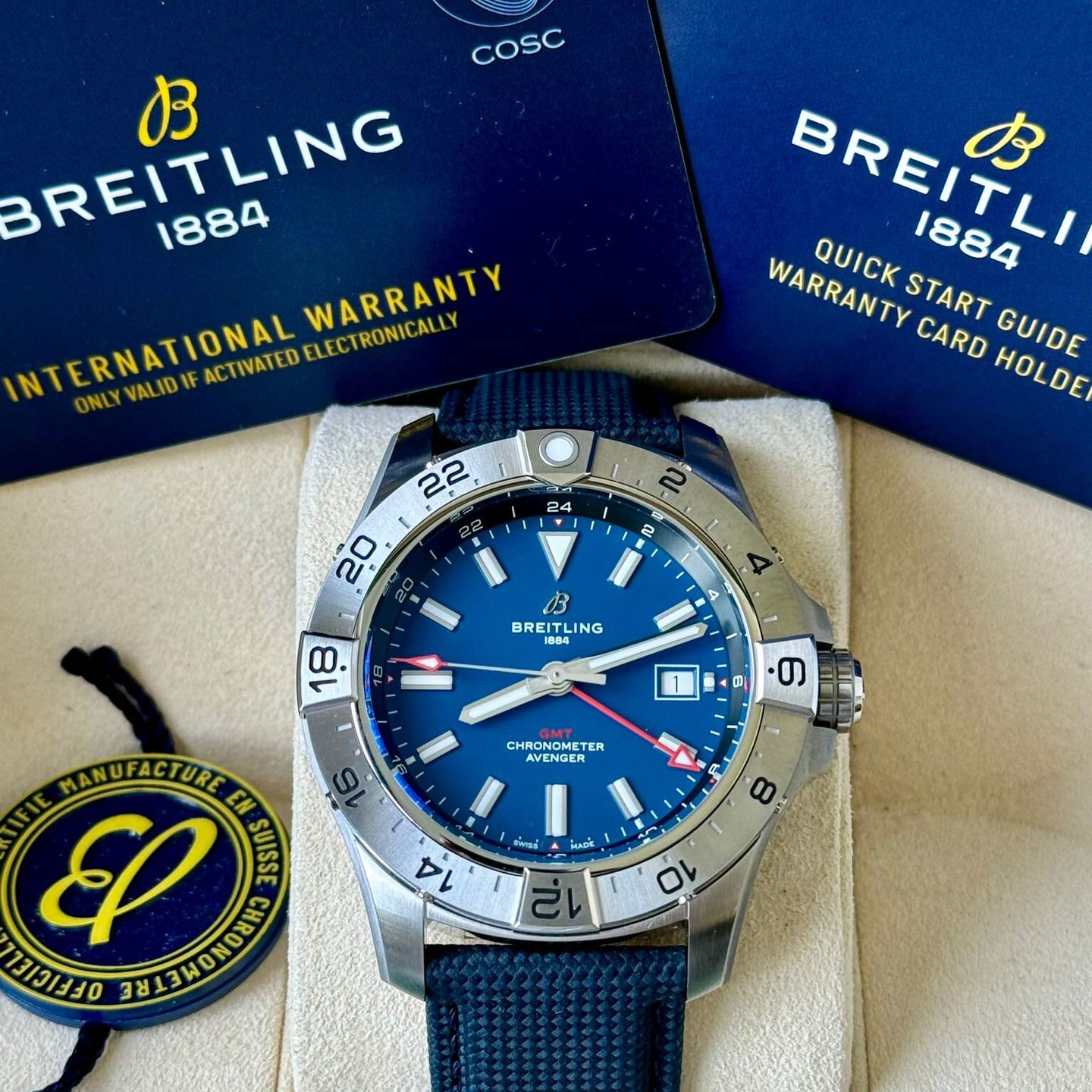 Breitling Avenger A32320101C1X1 (2024) - Blauw wijzerplaat 44mm Staal (7/7)