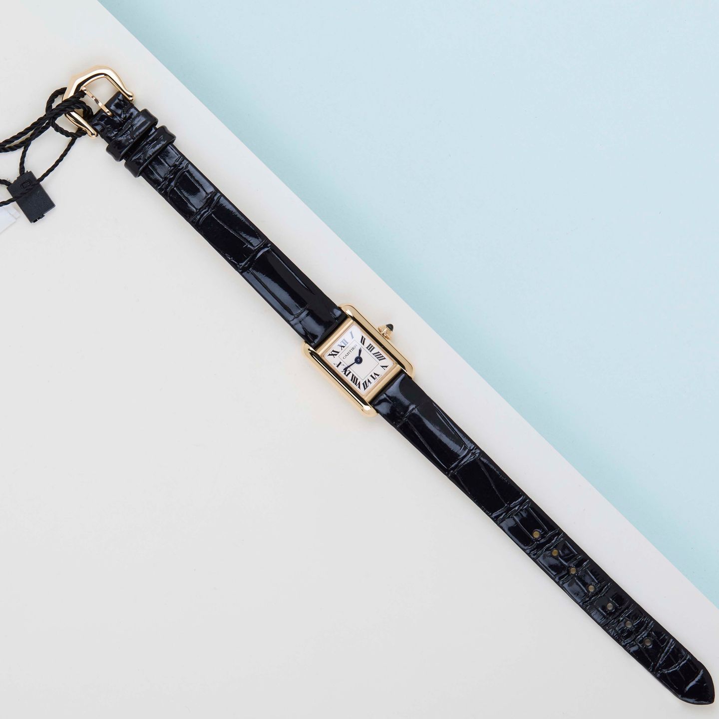 Cartier Tank Louis Cartier WGTA0352 (2026) - Silver dial 17 mm Yellow Gold case (2/8)