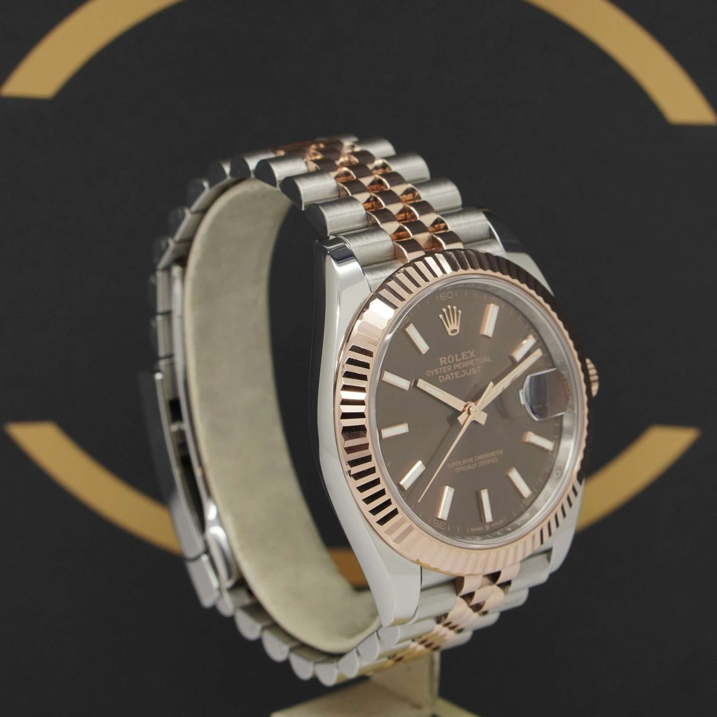 Rolex Datejust 41 126331 (2022) - Bruin wijzerplaat 41mm Goud/Staal (2/7)