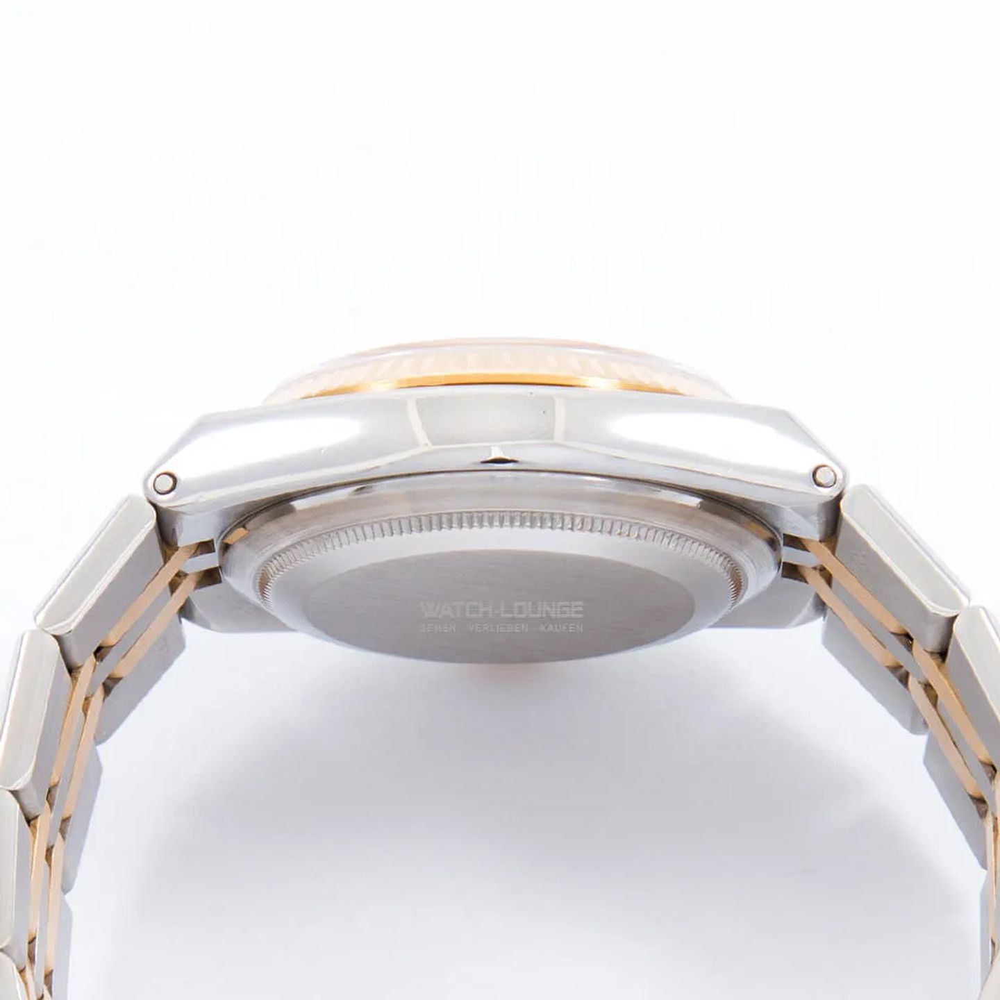 Rolex Datejust Oysterquartz 17013 (1998) - Champagne dial 36 mm Gold/Steel case (8/8)