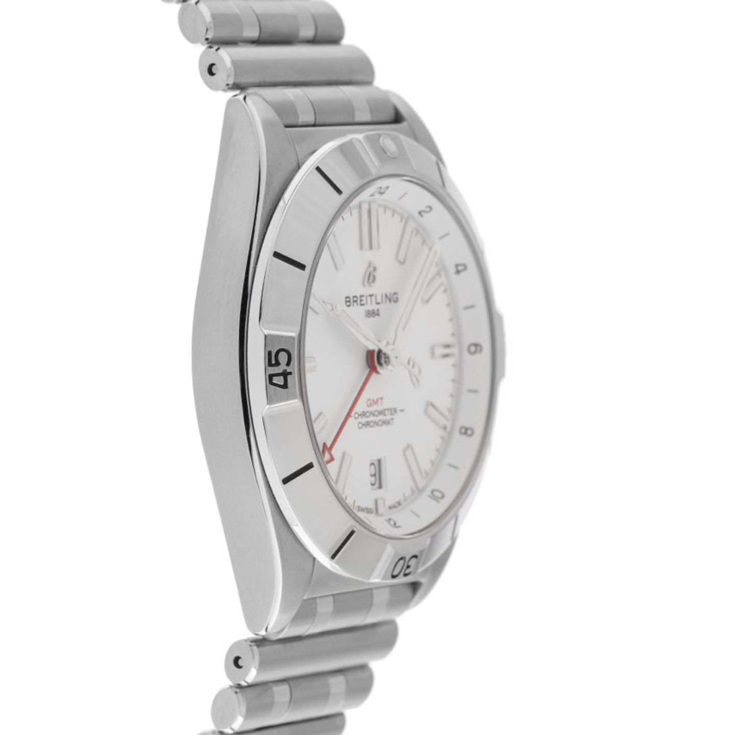 Breitling Chronomat GMT A32398101A1A1 (2023) - Zilver wijzerplaat 40mm Staal (5/7)