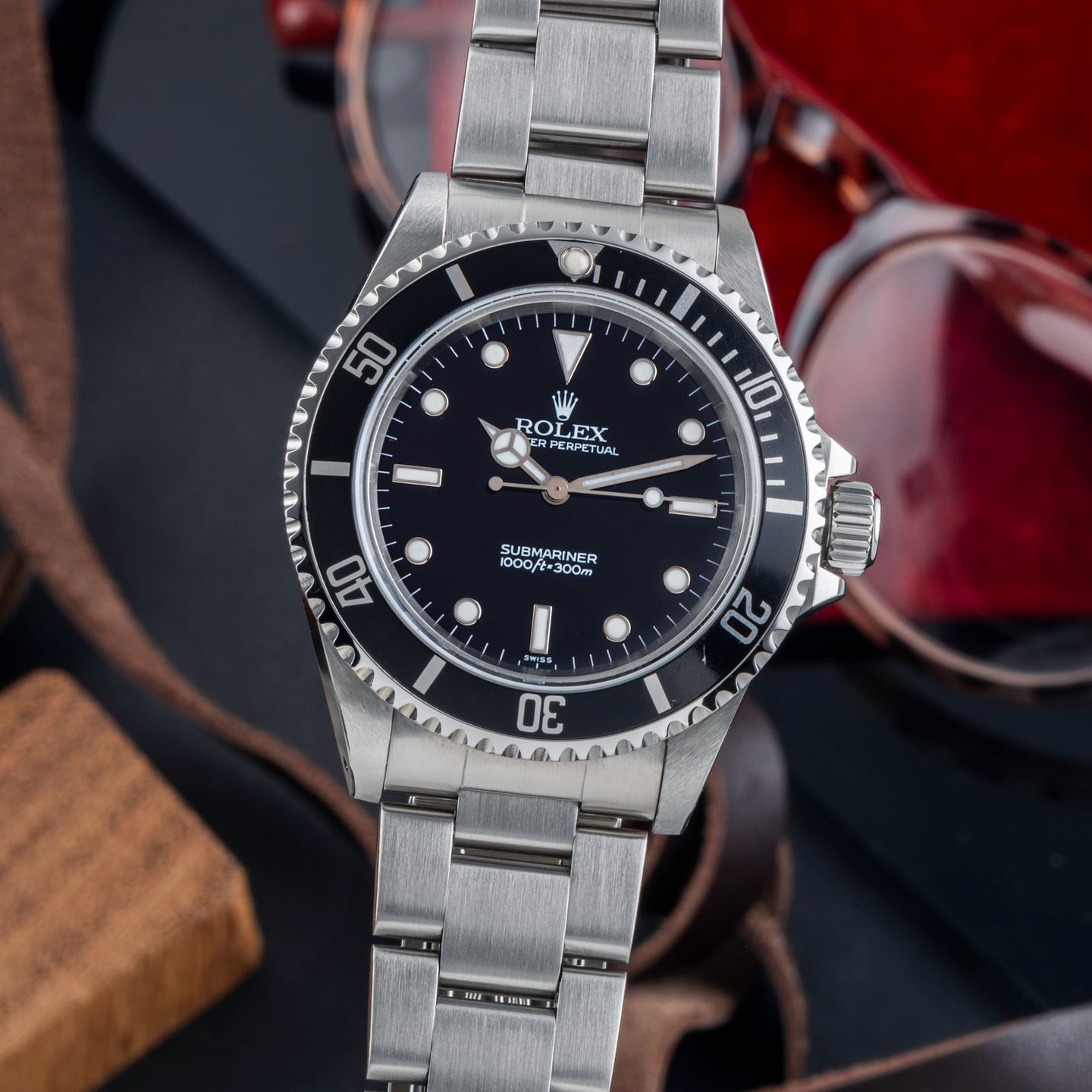 Rolex Submariner No Date 14060 (2000) - Black dial 40 mm Steel case (3/8)