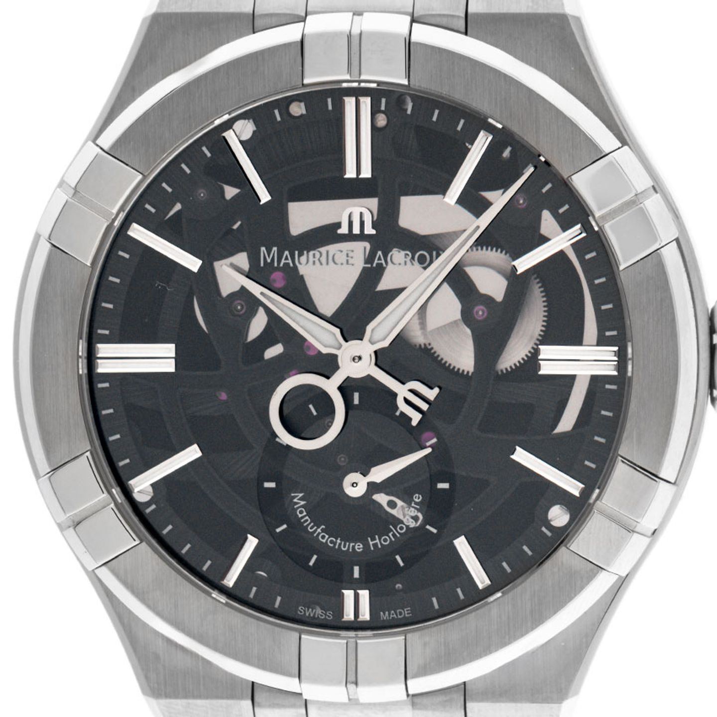 Maurice Lacroix Aikon AI6088-SS002-030-1 (Unknown (random serial)) - Multi-colour dial 44 mm Steel case (1/6)