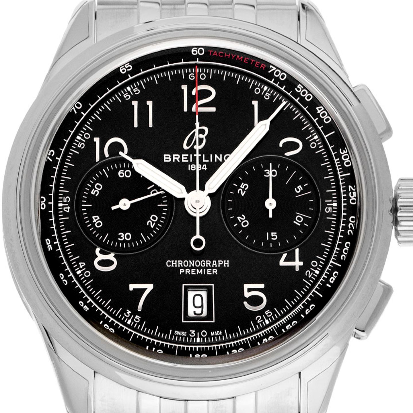 Breitling Premier AB0145221B1A1 (2024) - Black dial 42 mm Steel case (1/6)