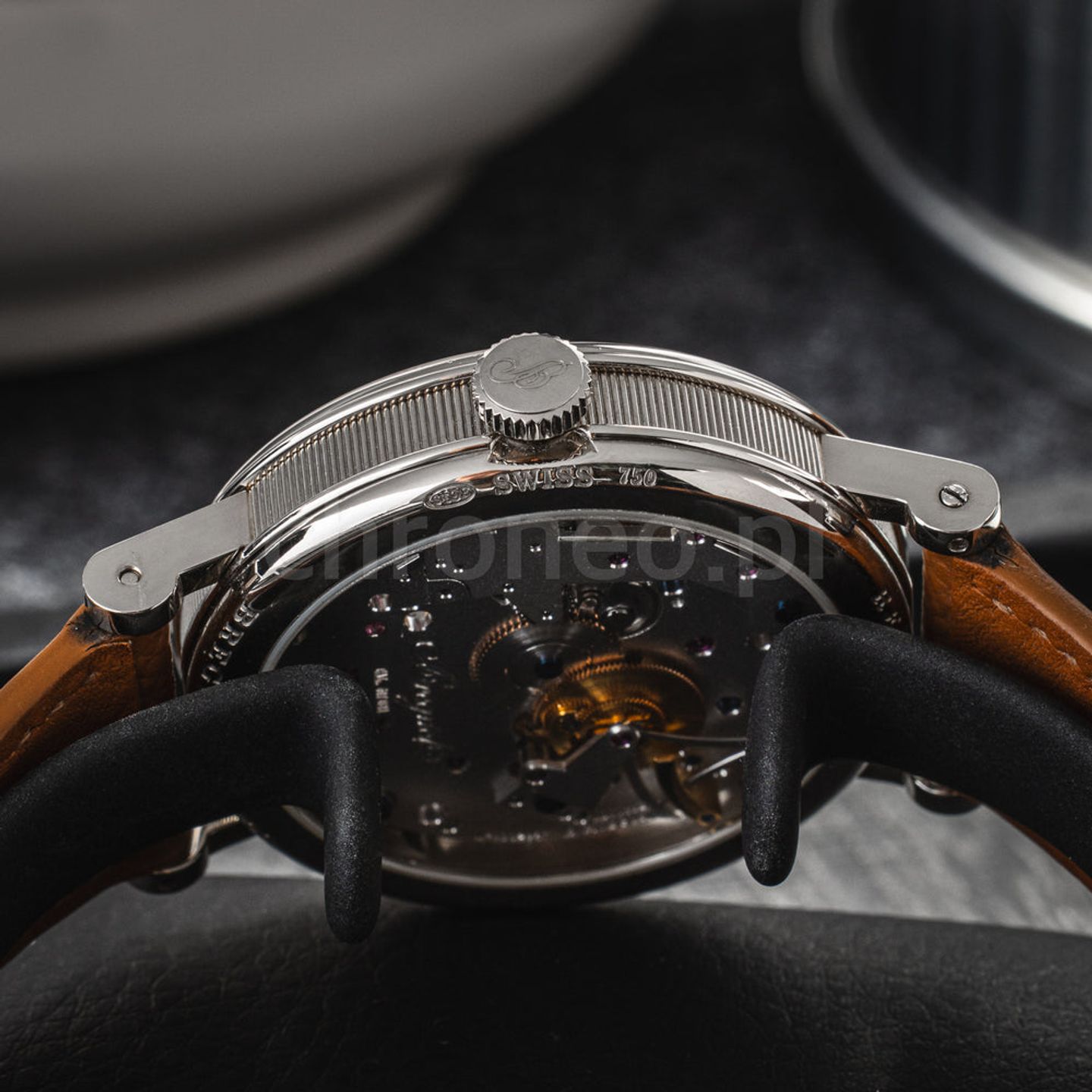 Breguet Tradition 7057BB/11/9W6 (2012) - Transparent dial 40 mm White Gold case (7/8)