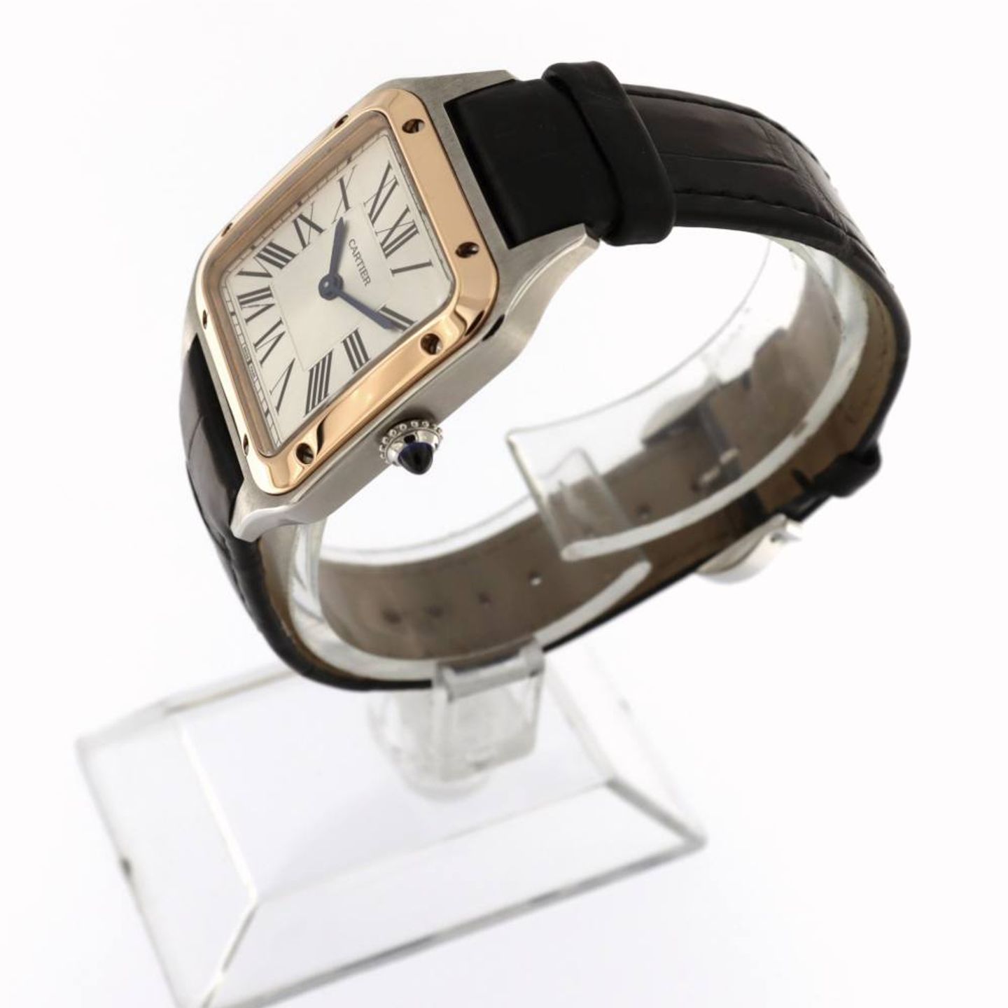 Cartier Santos Dumont W2SA0012 (2023) - Silver dial 28 mm Steel case (2/6)