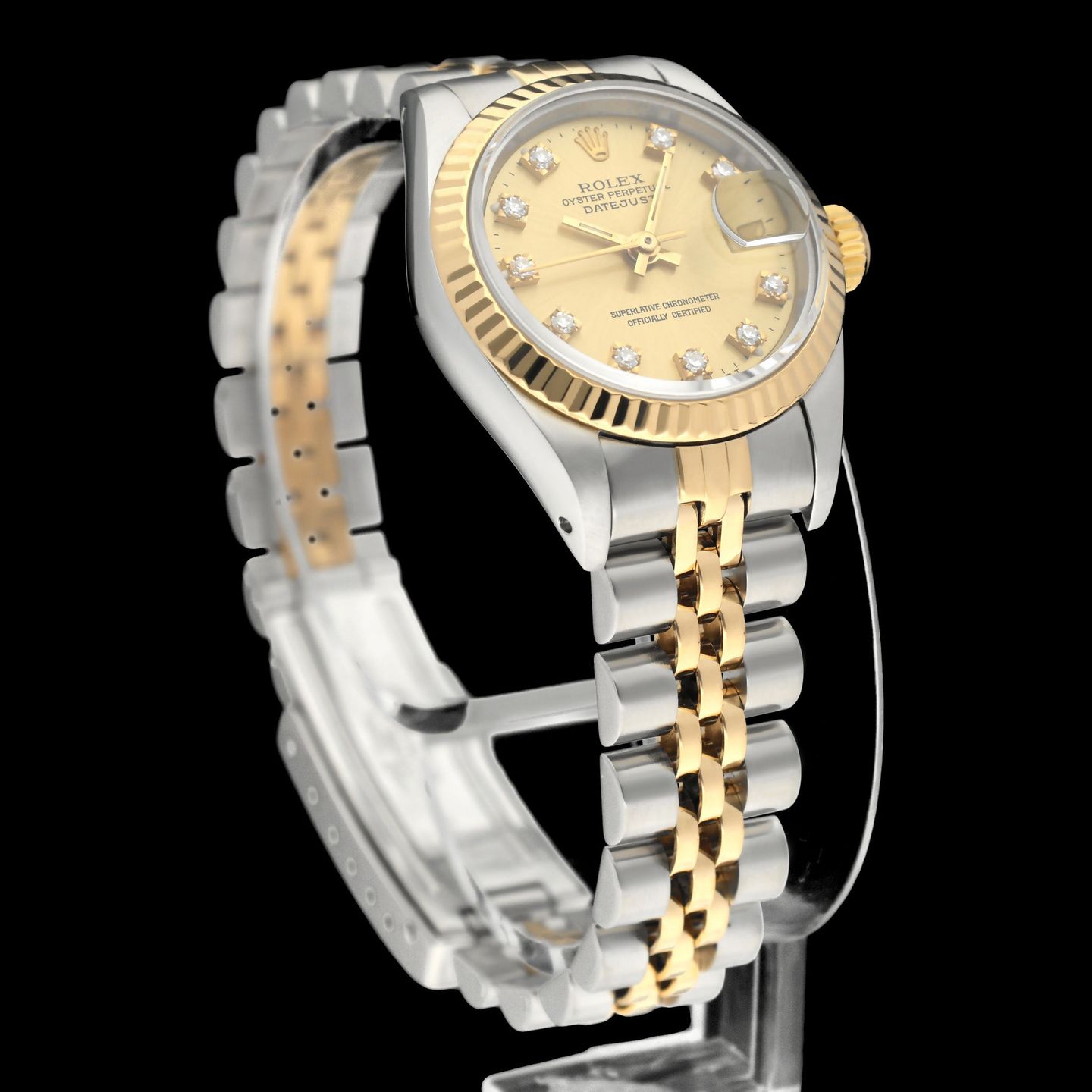 Rolex Lady-Datejust 69173G (1991) - 26mm Goud/Staal (6/8)