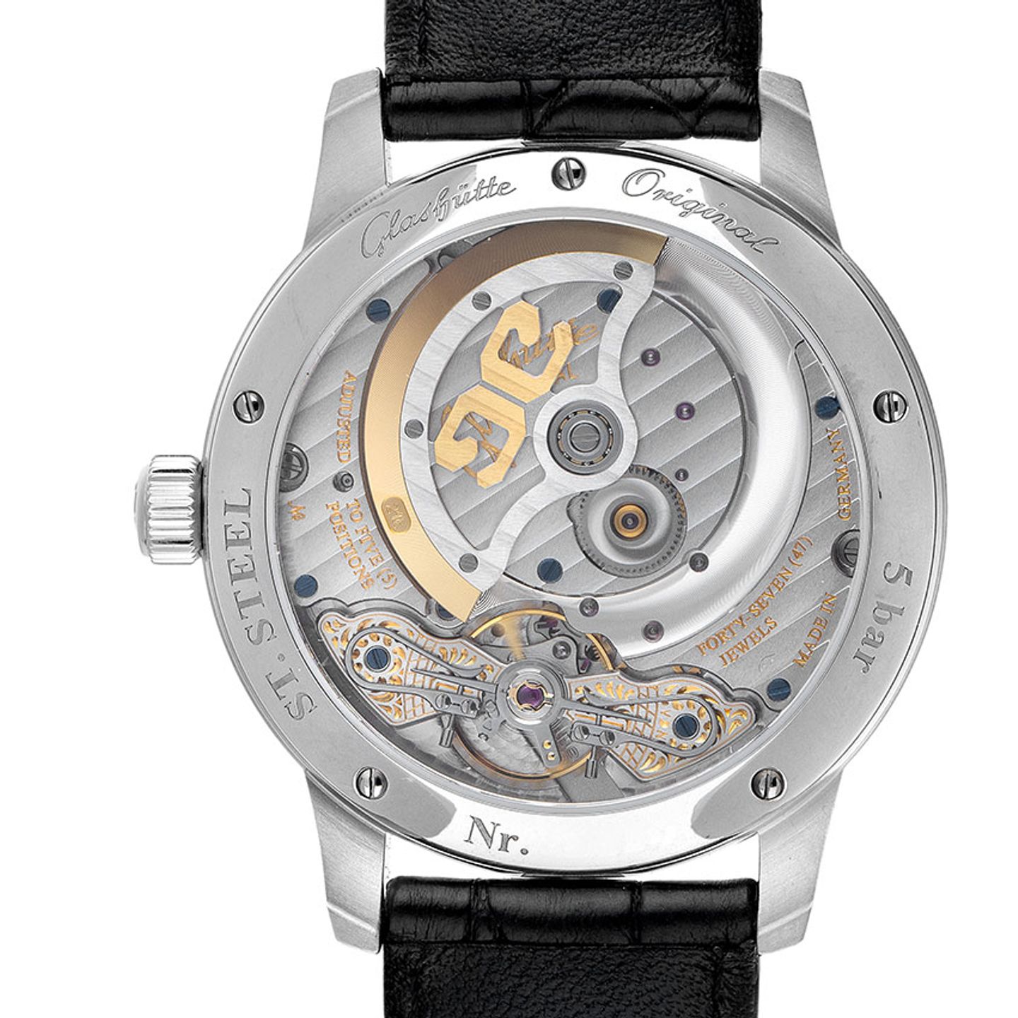 Glashütte Original PanoMaticLunar 1-90-02-42-32-61 (2026) - Silver dial 40 mm Steel case (6/7)