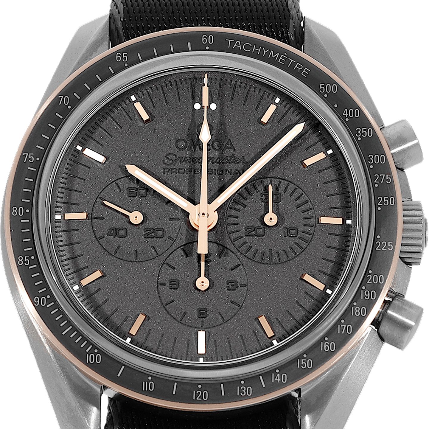 Omega Speedmaster Professional Moonwatch 311.62.42.30.06.001 (2015) - Grey dial 42 mm Rose Gold case (1/5)