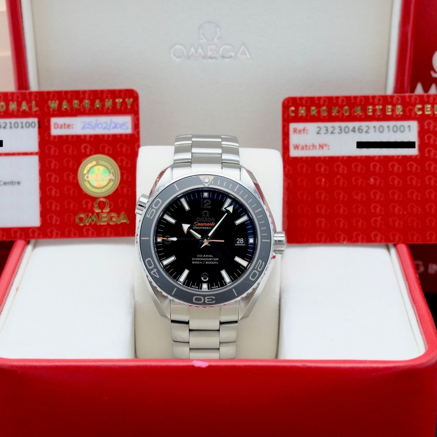 Omega Seamaster Planet Ocean 232.30.46.21.01.001 (2015) - Black dial 46 mm Steel case (3/8)