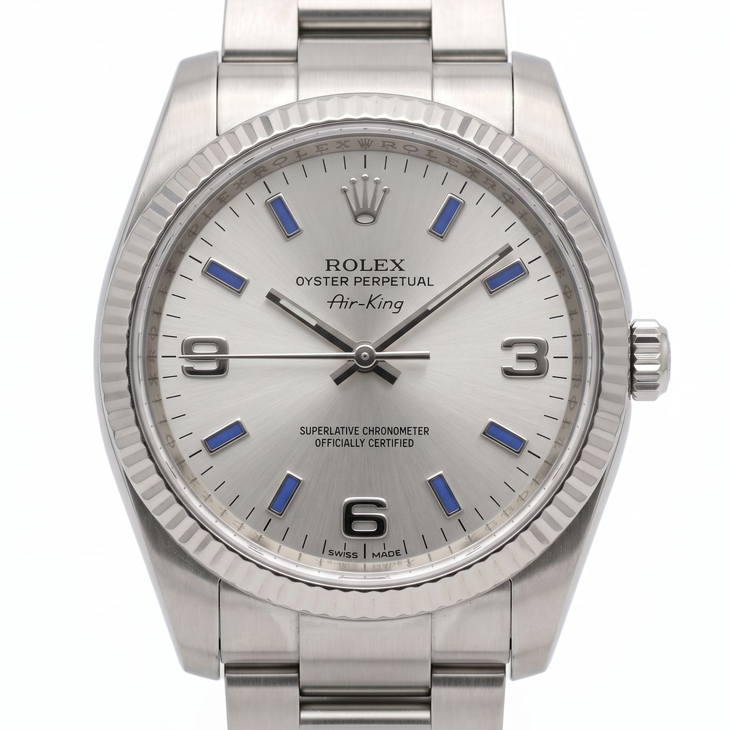 Rolex Oyster Perpetual 34 114200 (Onbekend (willekeurig serienummer)) - 34mm Staal (2/5)
