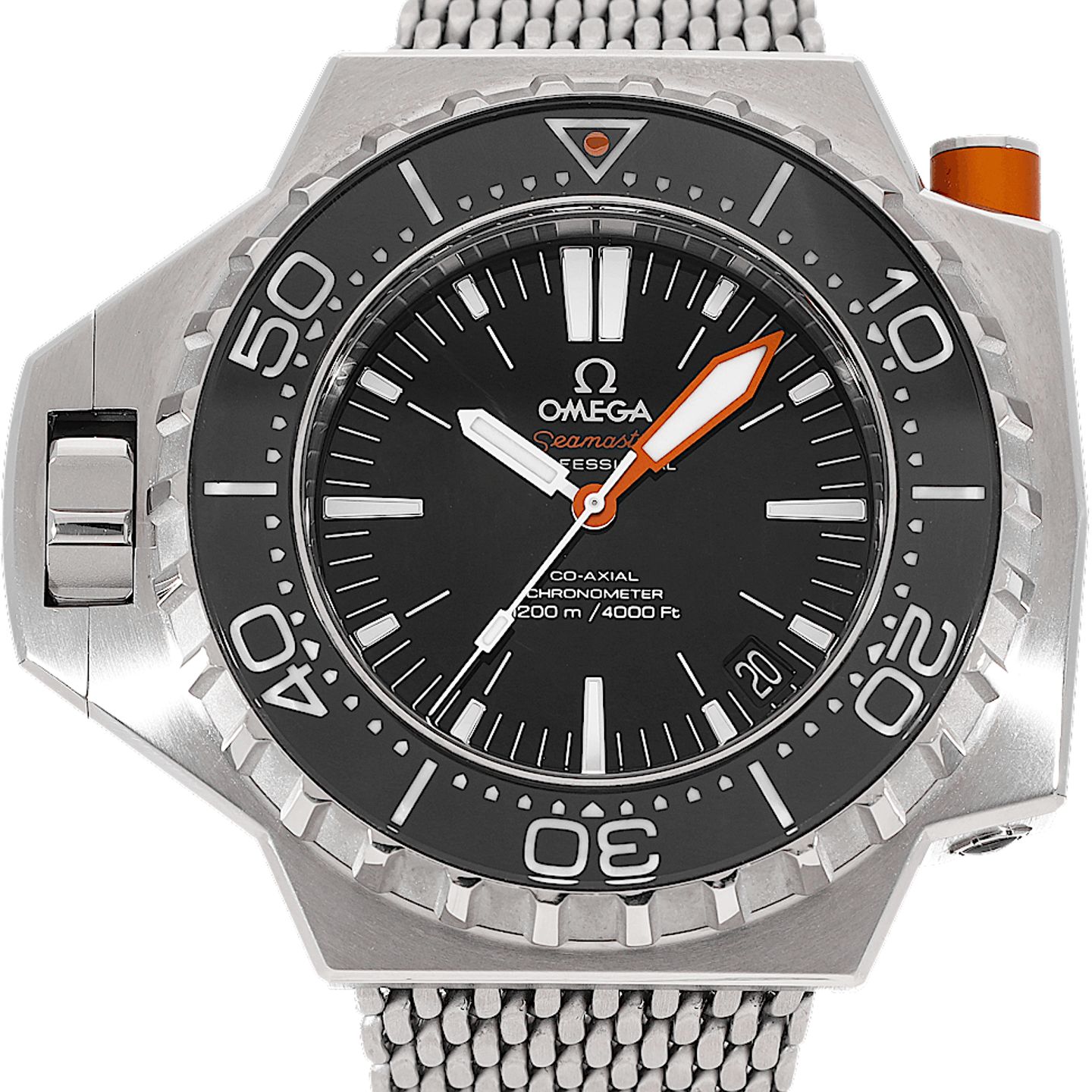 Omega Seamaster PloProf 224.30.55.21.01.001 (2014) - Black dial 55 mm Steel case (2/5)