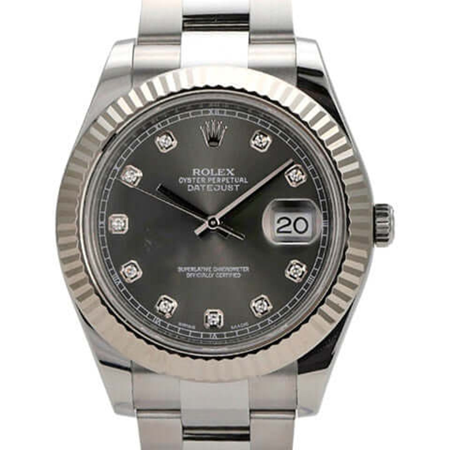 Rolex Datejust II 116334-Rhodium-DIA - (1/8)