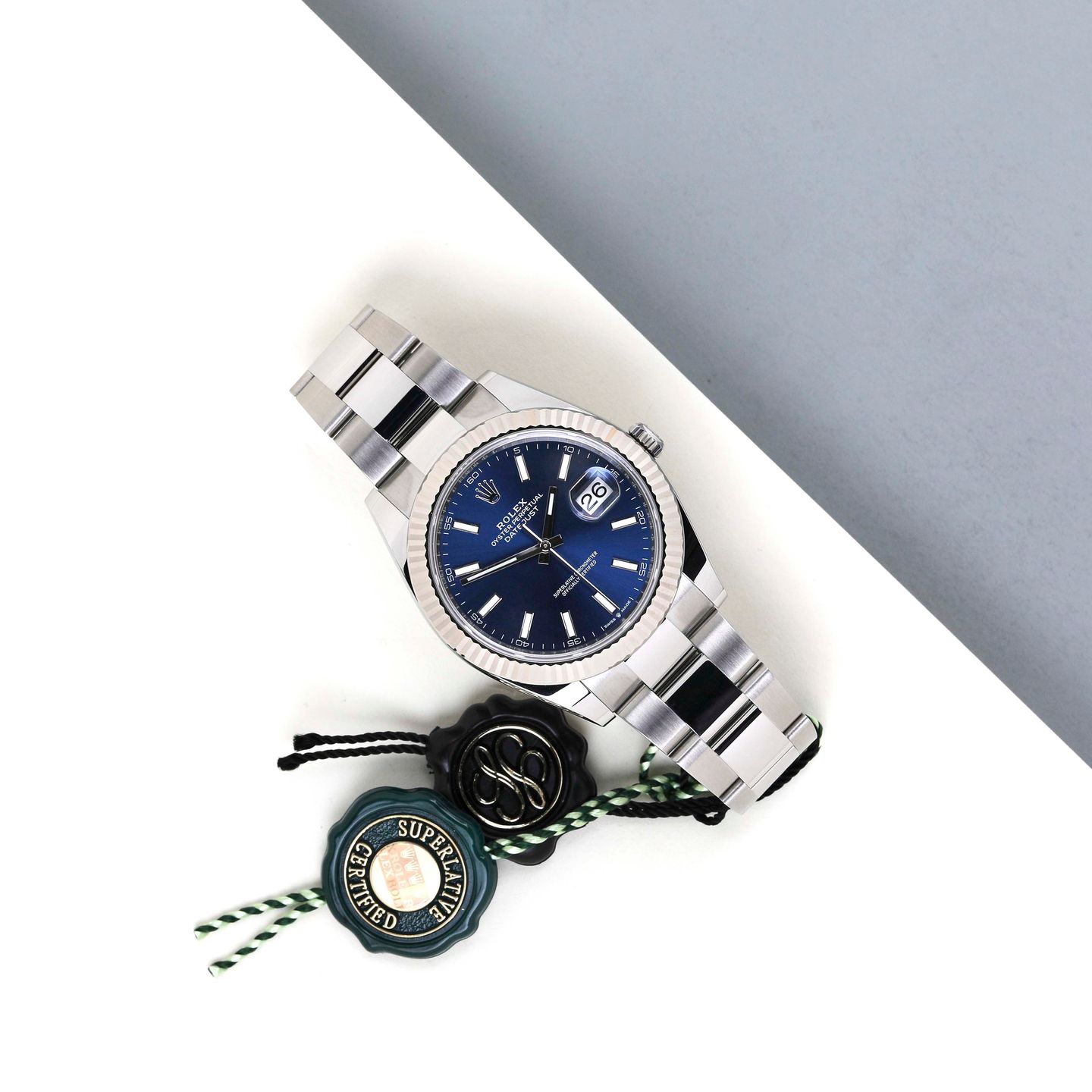 Rolex Datejust 41 126334 (2024) - Blauw wijzerplaat 41mm Staal (2/8)