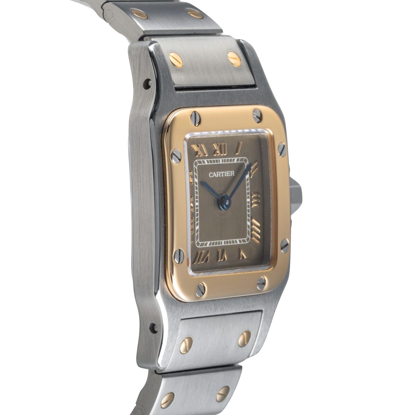 Cartier Santos Galbée 1567 (1995) - 24mm Goud/Staal (7/8)