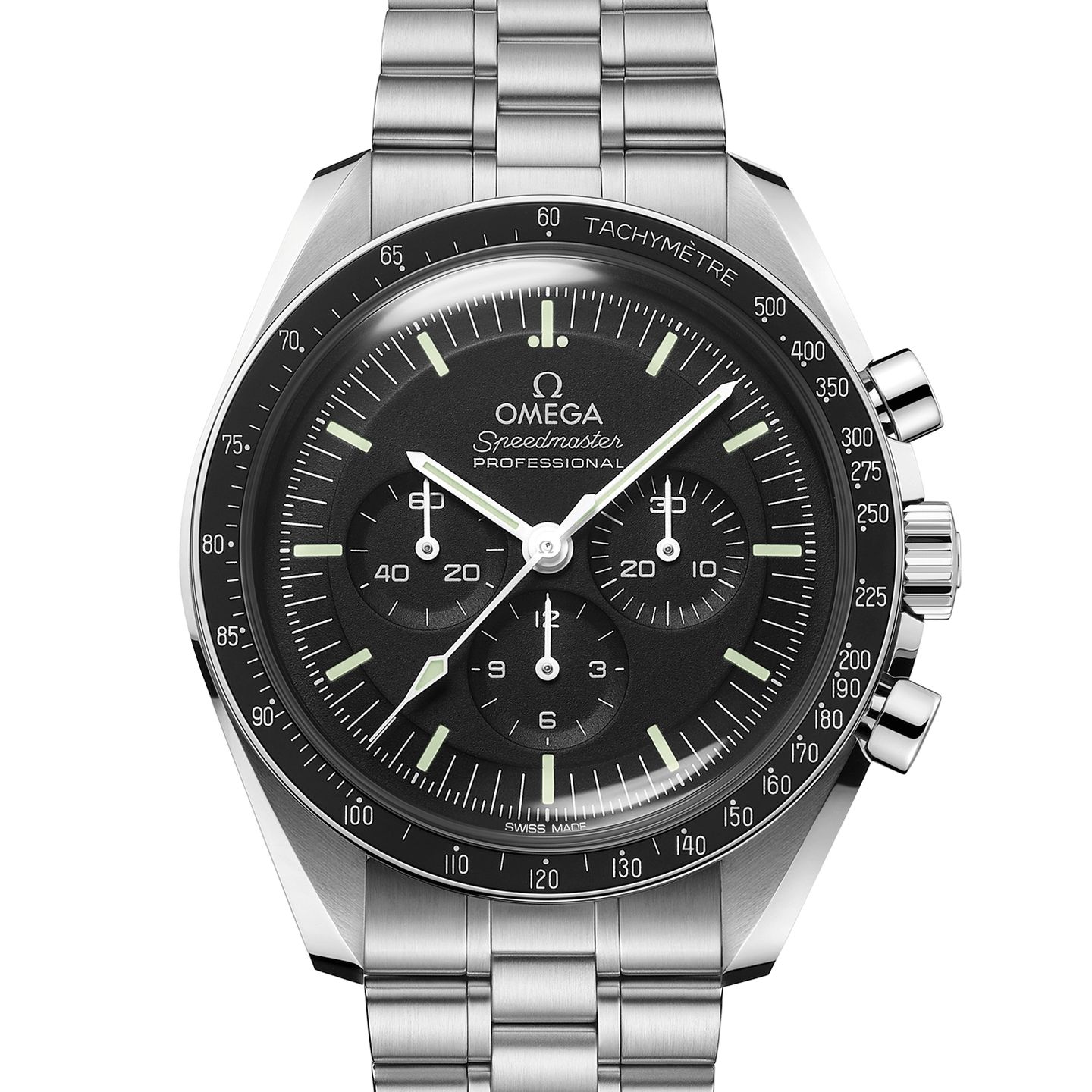 Omega Speedmaster Professional Moonwatch 310.30.42.50.01.001 (2024) - Zwart wijzerplaat 42mm Staal (1/8)